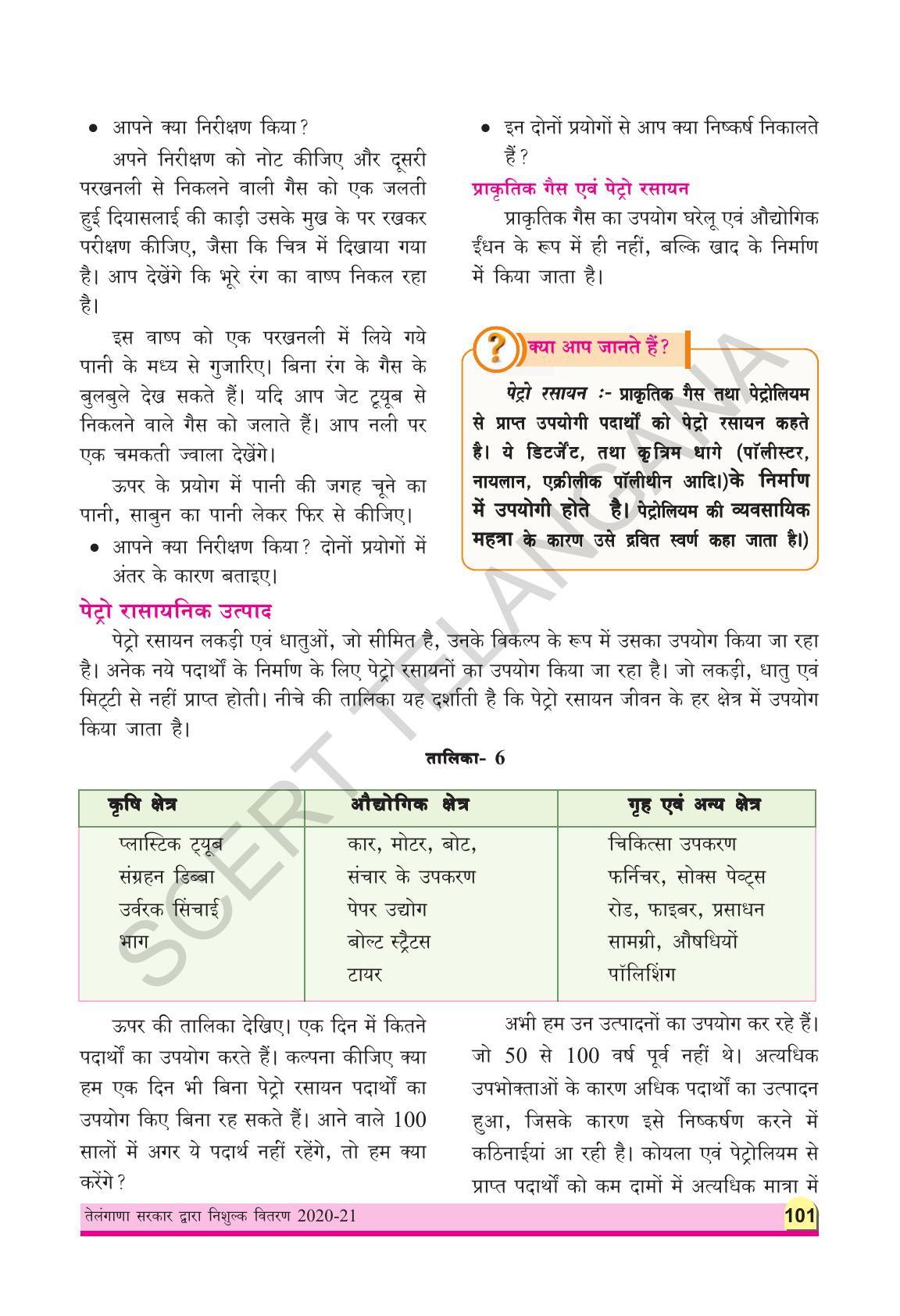 TS SCERT Class 8 Physical Science (Hindi Medium) Text Book - Page 113