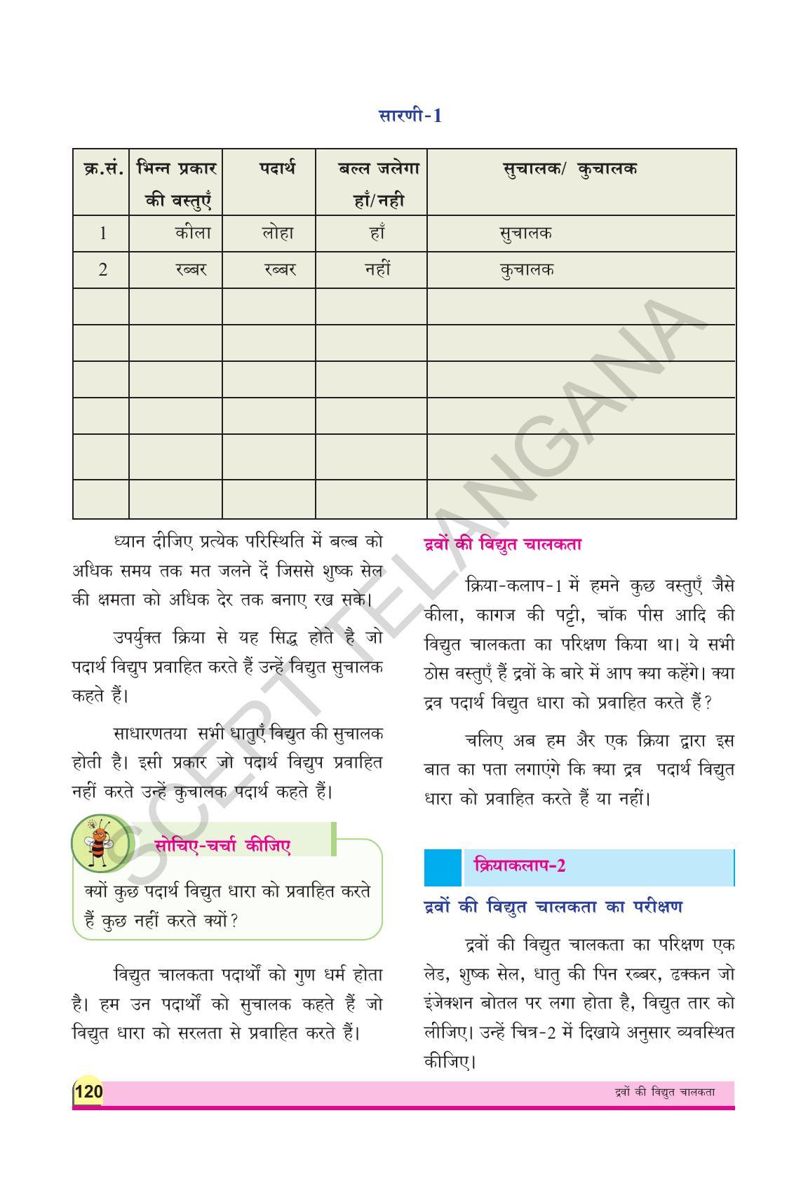 TS SCERT Class 8 Physical Science (Hindi Medium) Text Book - Page 132