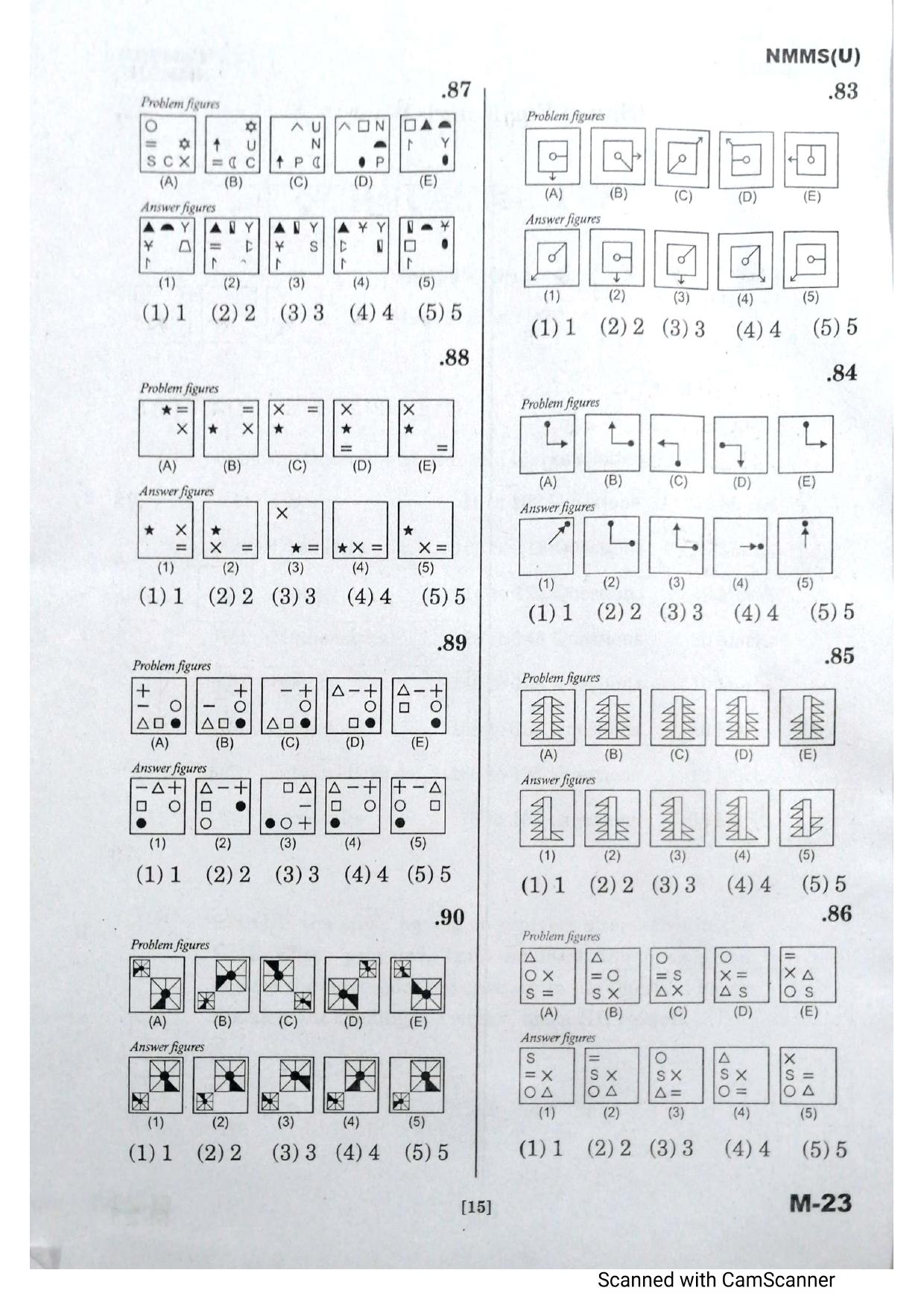 Telangana NMMS February 2021 Urdu Question Paper - Page 15