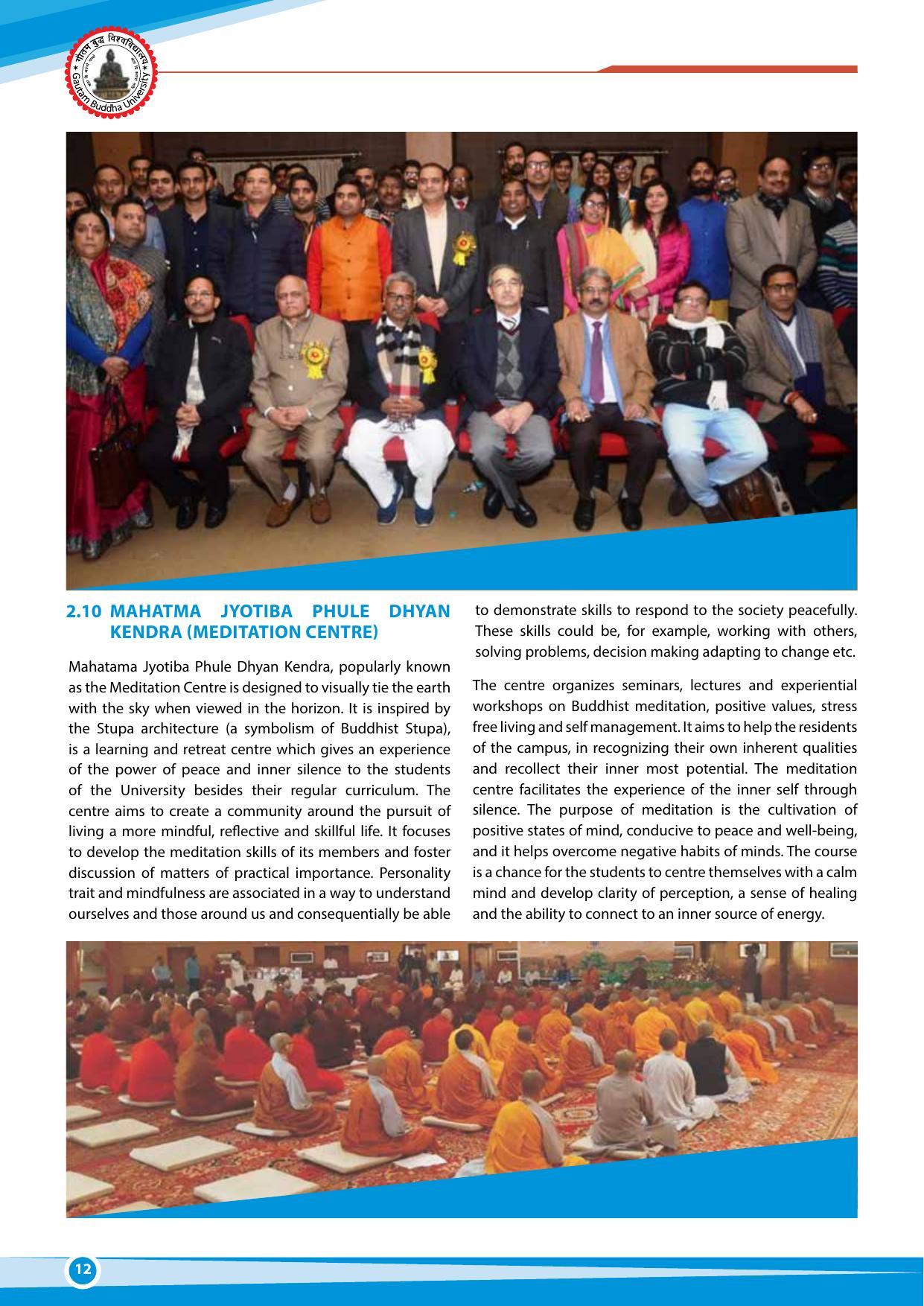 Gautam Buddha University, Gautam Budh Nagar Admission Brochure 2021-22 - Page 12