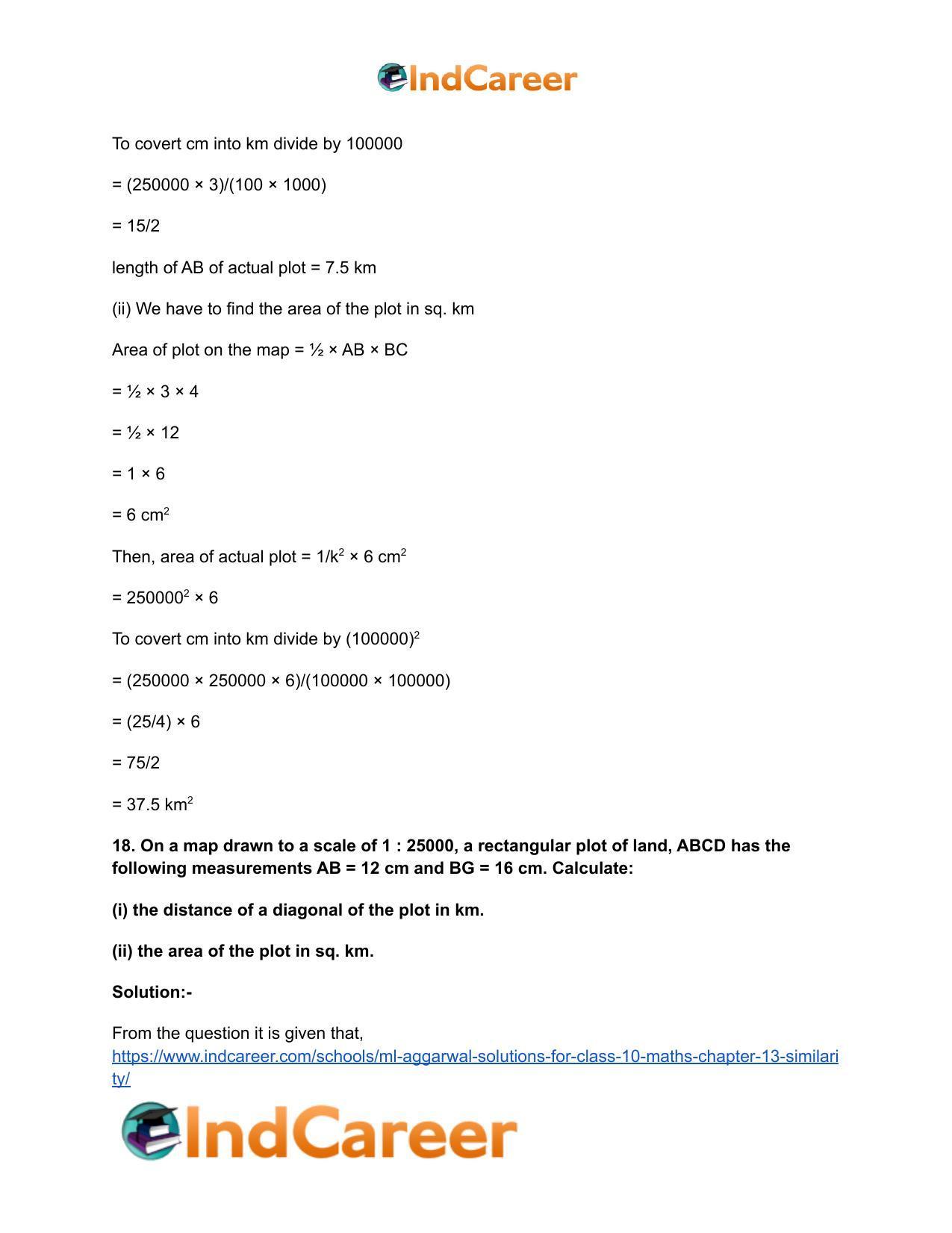 ML Aggarwal Solutions for Class 10 Maths Chapter 13- Similarity - Page 84
