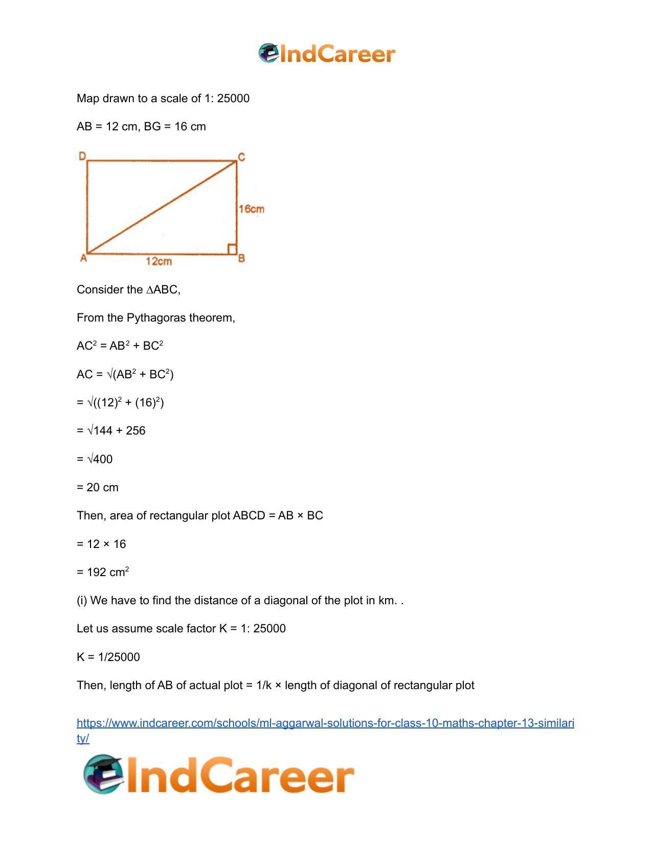 ML Aggarwal Solutions for Class 10 Maths Chapter 13- Similarity - Page 85