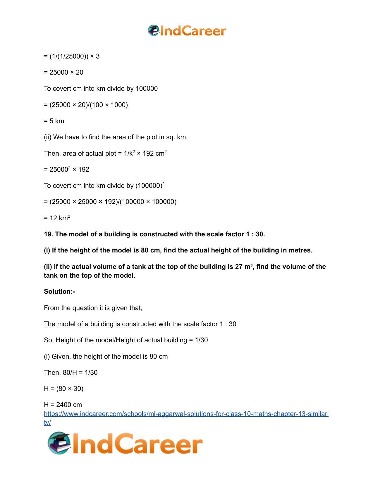 ML Aggarwal Solutions for Class 10 Maths Chapter 13- Similarity - Page 86