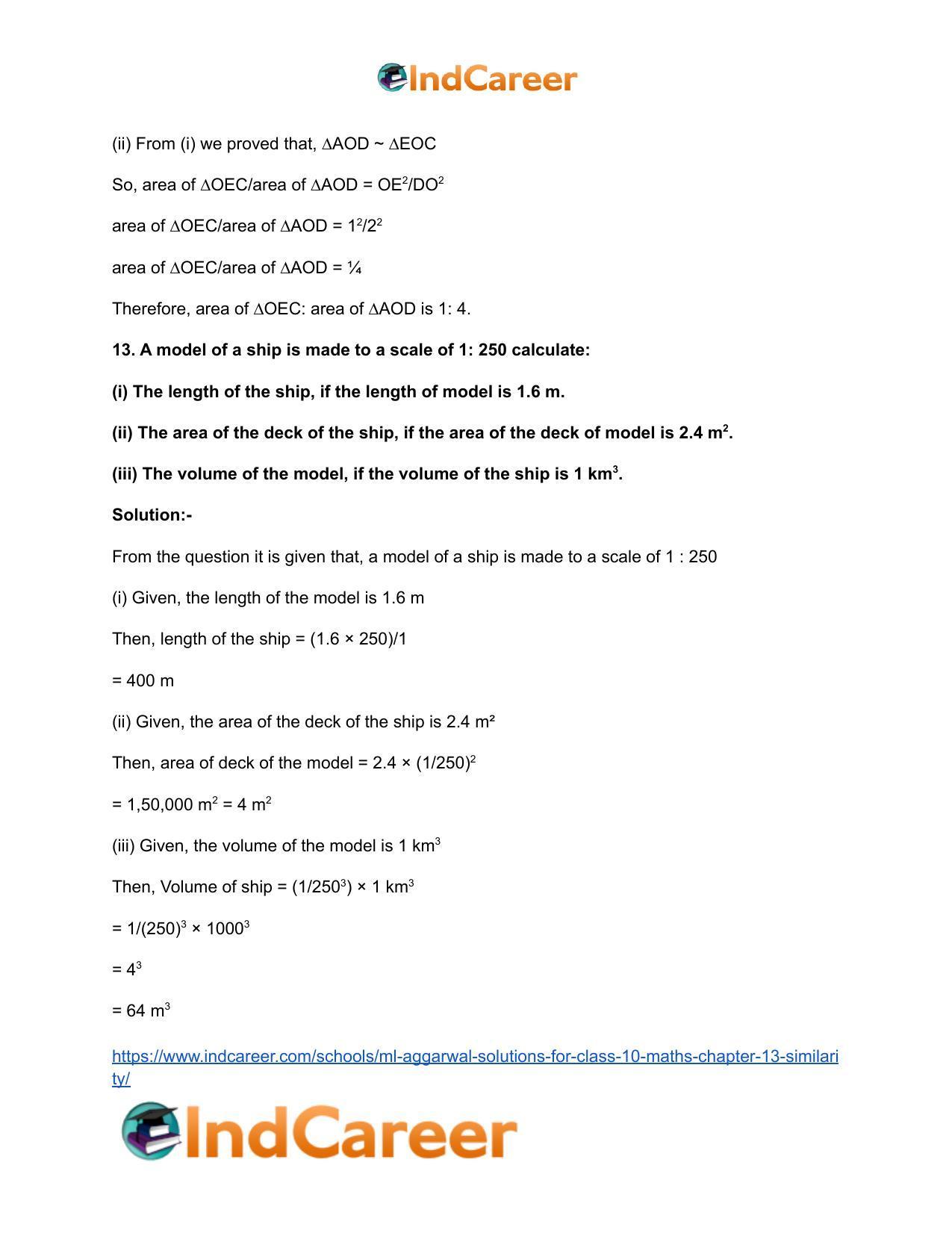 ML Aggarwal Solutions for Class 10 Maths Chapter 13- Similarity - Page 103
