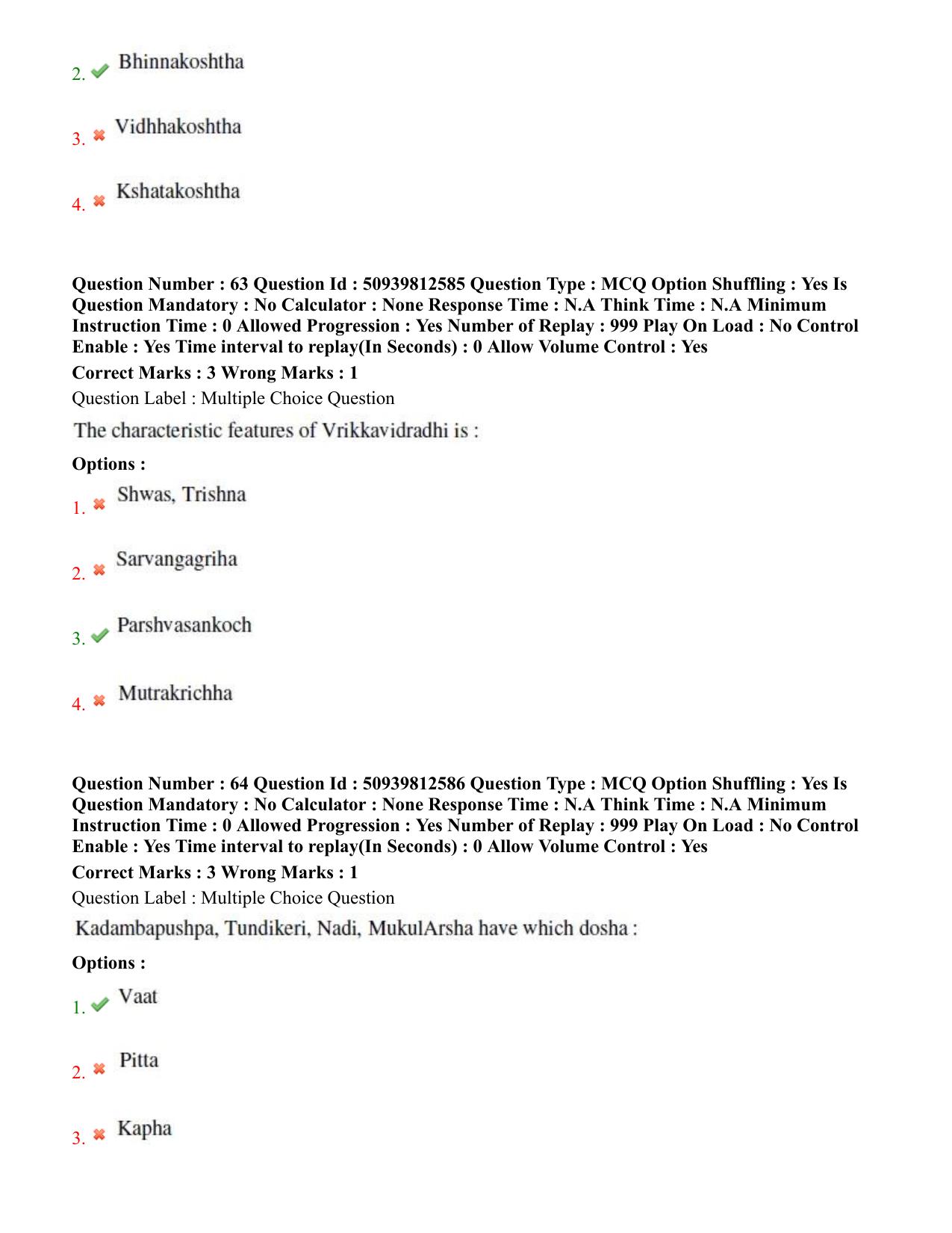 BHU RET Shalya Tantra 2020 Question Paper - Page 38