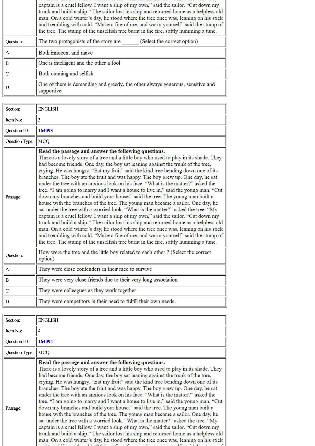 CUET 2022 Question Paper of English - Page 2