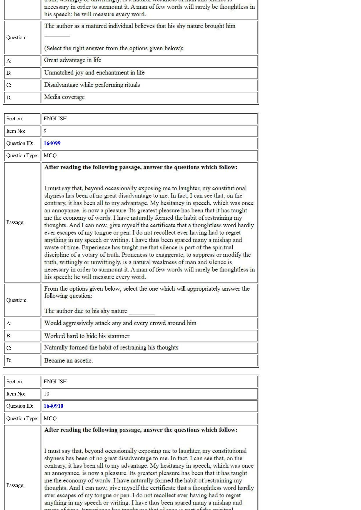 CUET 2022 Question Paper of English - Page 5