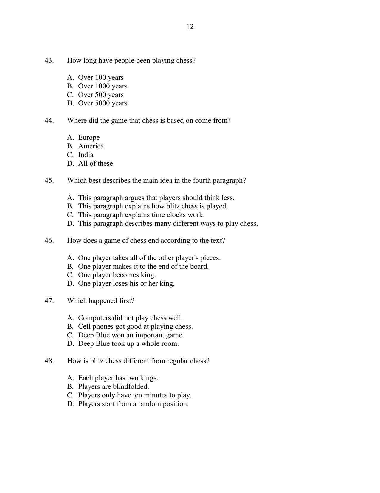 CUSAT CAT 2016 3 YEAR LLB Question Paper - Page 12