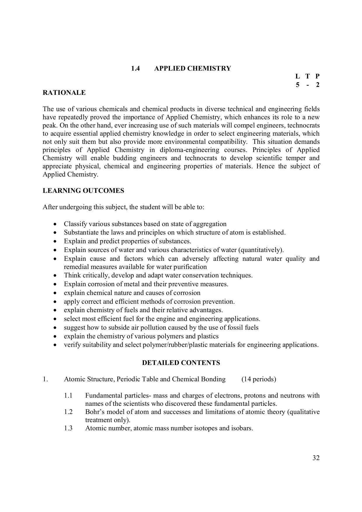 EFFECTIVE FROM JULY 2019-20 - SIX SEMESTER DIPLOMA COURSE IN ELECTRONICS ENGINEERING (MODERN CONSUMER ELECTRONICS APPLIANCE) - Page 37