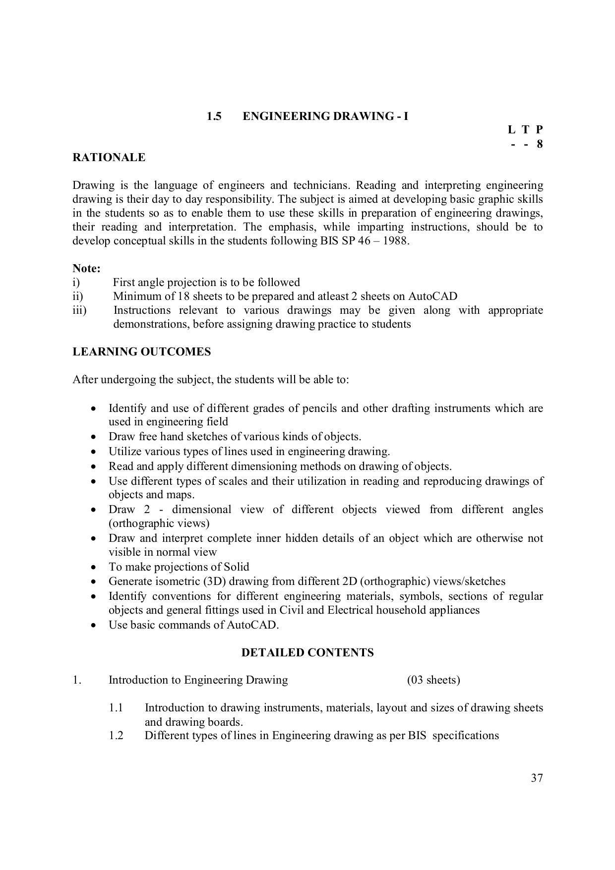 EFFECTIVE FROM JULY 2019-20 - SIX SEMESTER DIPLOMA COURSE IN ELECTRONICS ENGINEERING (MODERN CONSUMER ELECTRONICS APPLIANCE) - Page 42