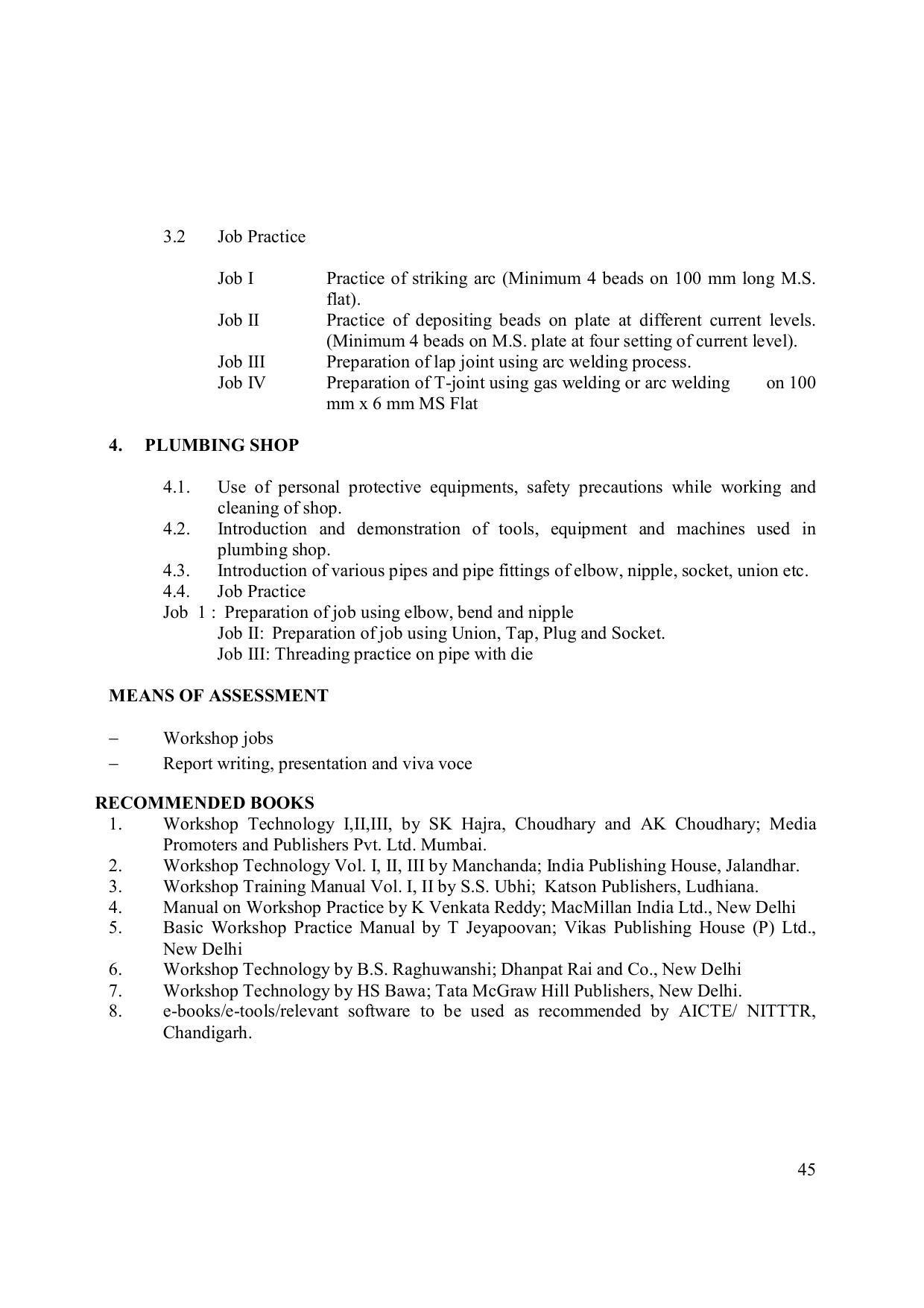 EFFECTIVE FROM JULY 2019-20 - SIX SEMESTER DIPLOMA COURSE IN ELECTRONICS ENGINEERING (MODERN CONSUMER ELECTRONICS APPLIANCE) - Page 50