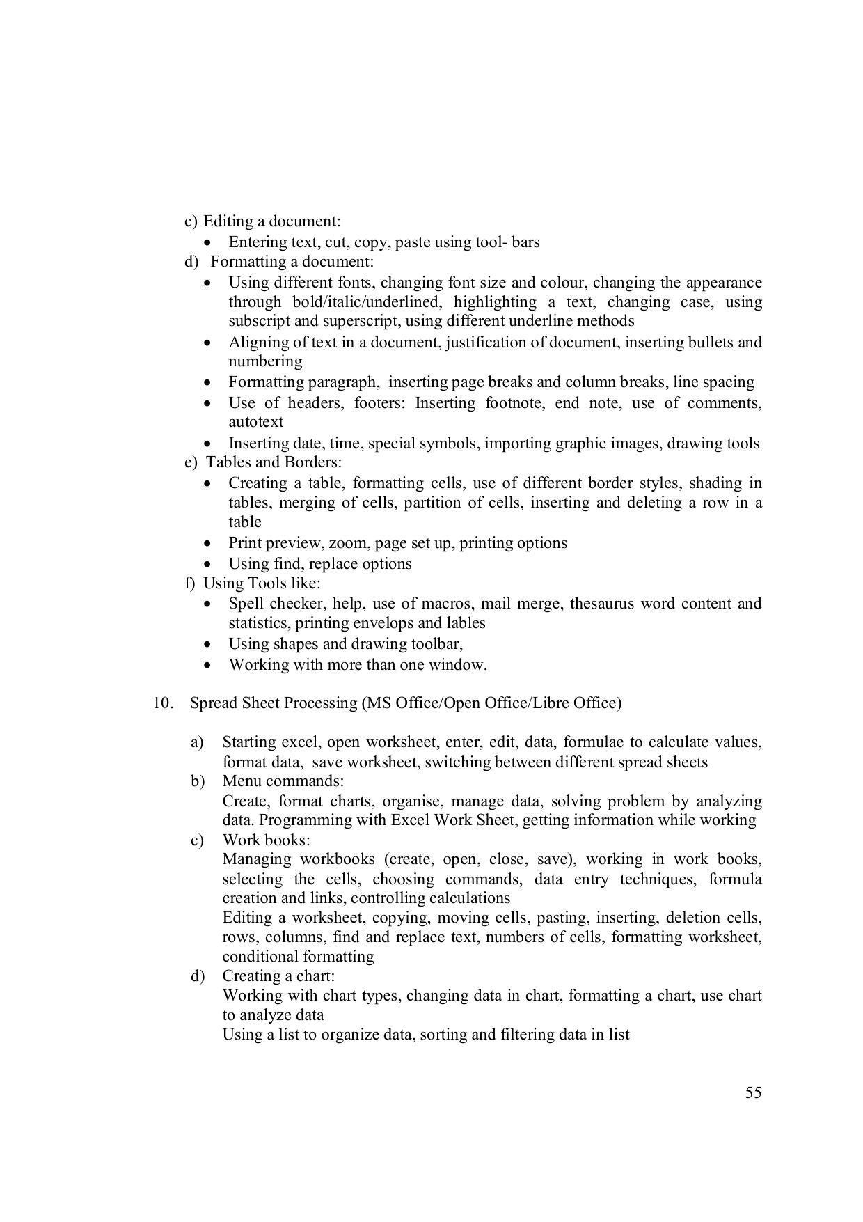 EFFECTIVE FROM JULY 2019-20 - SIX SEMESTER DIPLOMA COURSE IN ELECTRONICS ENGINEERING (MODERN CONSUMER ELECTRONICS APPLIANCE) - Page 60