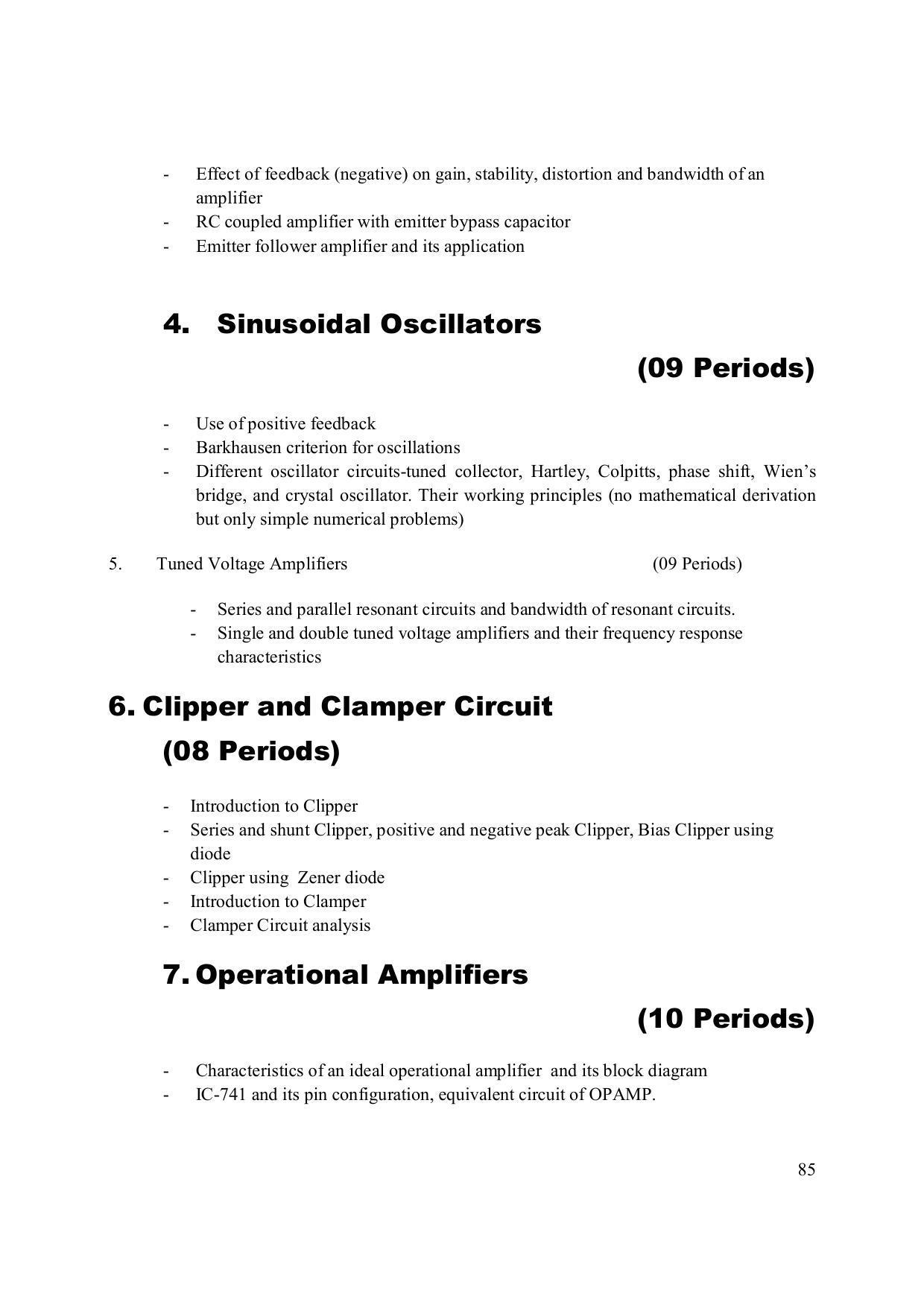 EFFECTIVE FROM JULY 2019-20 - SIX SEMESTER DIPLOMA COURSE IN ELECTRONICS ENGINEERING (MODERN CONSUMER ELECTRONICS APPLIANCE) - Page 90