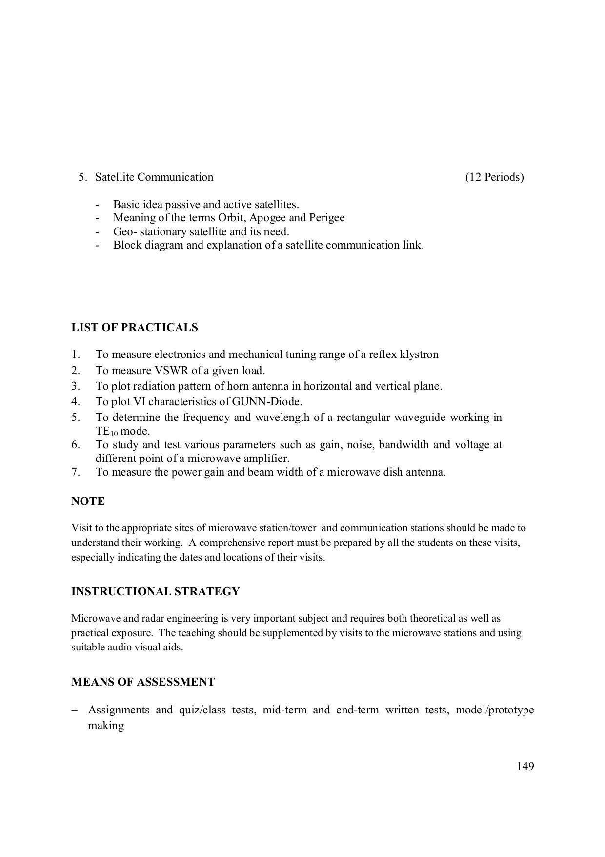 EFFECTIVE FROM JULY 2019-20 - SIX SEMESTER DIPLOMA COURSE IN ELECTRONICS ENGINEERING (MODERN CONSUMER ELECTRONICS APPLIANCE) - Page 154