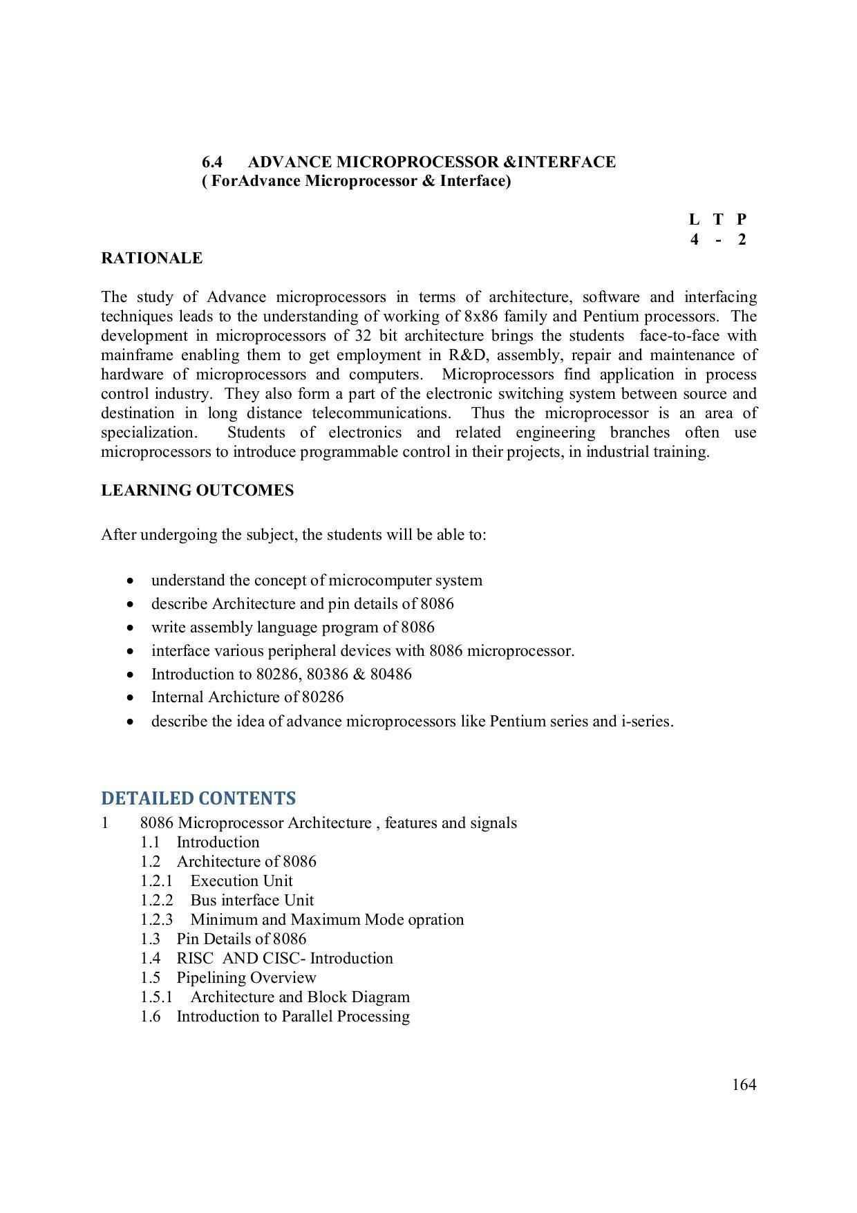 EFFECTIVE FROM JULY 2019-20 - SIX SEMESTER DIPLOMA COURSE IN ELECTRONICS ENGINEERING (MODERN CONSUMER ELECTRONICS APPLIANCE) - Page 169