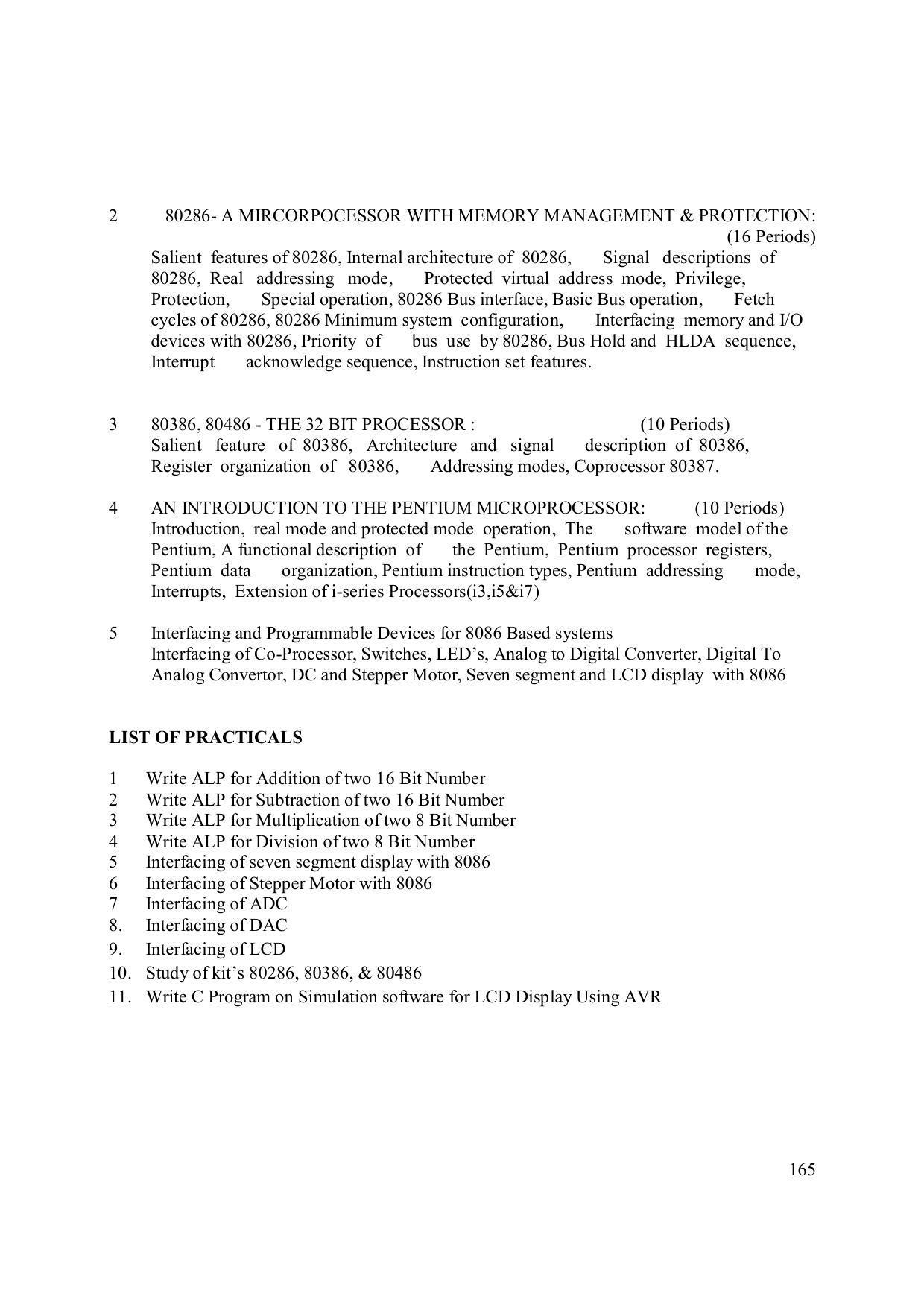 EFFECTIVE FROM JULY 2019-20 - SIX SEMESTER DIPLOMA COURSE IN ELECTRONICS ENGINEERING (MODERN CONSUMER ELECTRONICS APPLIANCE) - Page 170