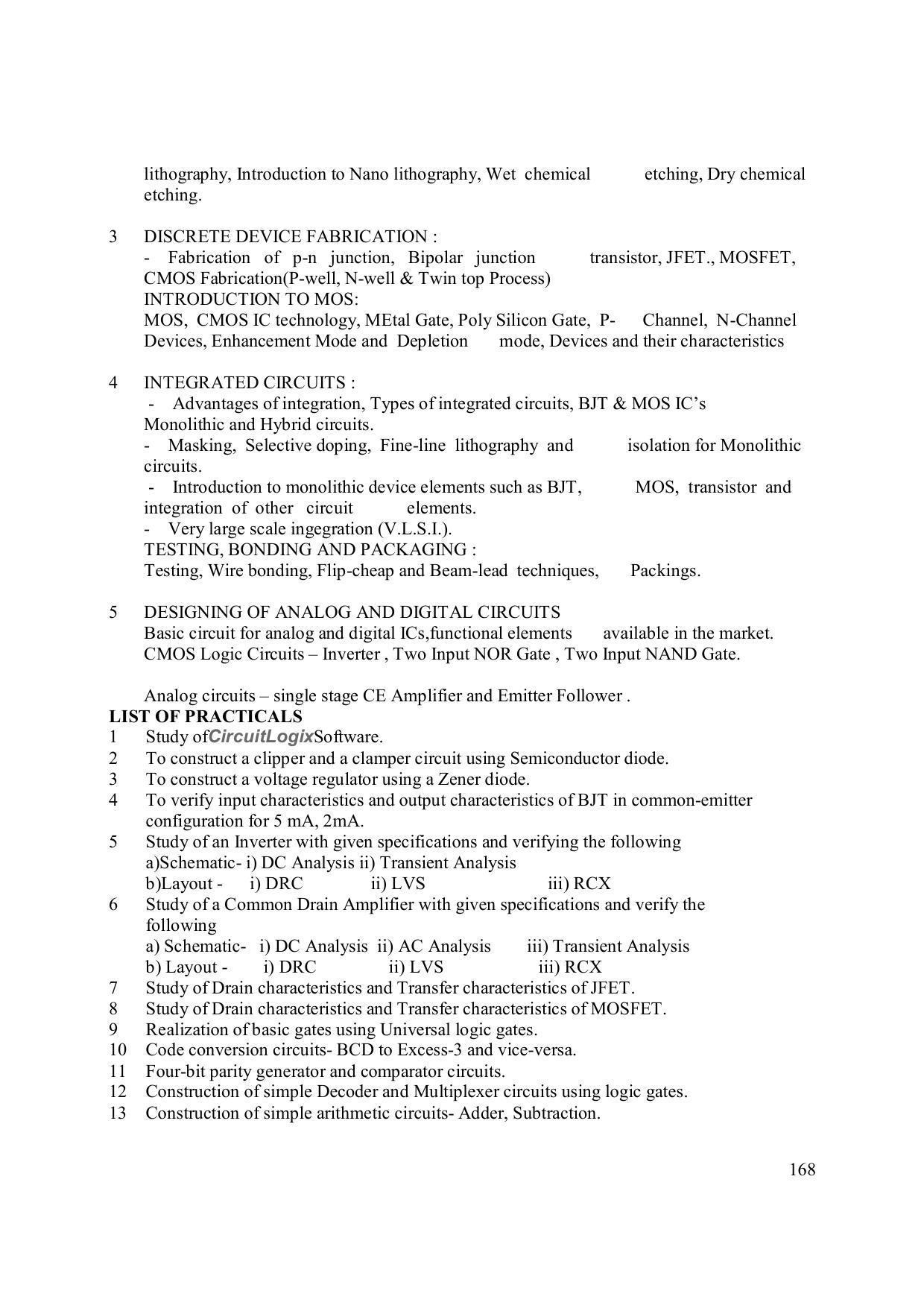 EFFECTIVE FROM JULY 2019-20 - SIX SEMESTER DIPLOMA COURSE IN ELECTRONICS ENGINEERING (MODERN CONSUMER ELECTRONICS APPLIANCE) - Page 173