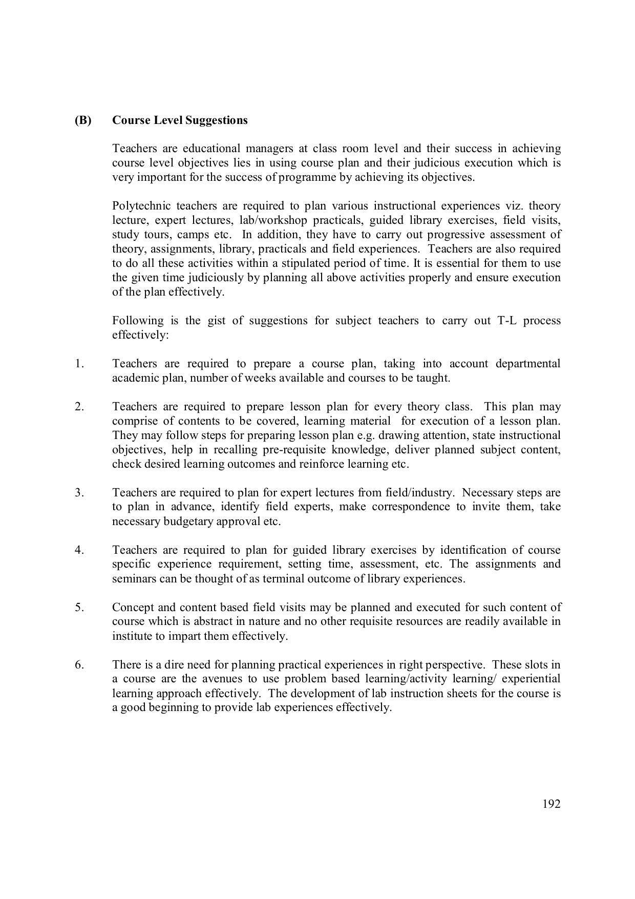 EFFECTIVE FROM JULY 2019-20 - SIX SEMESTER DIPLOMA COURSE IN ELECTRONICS ENGINEERING (MODERN CONSUMER ELECTRONICS APPLIANCE) - Page 197