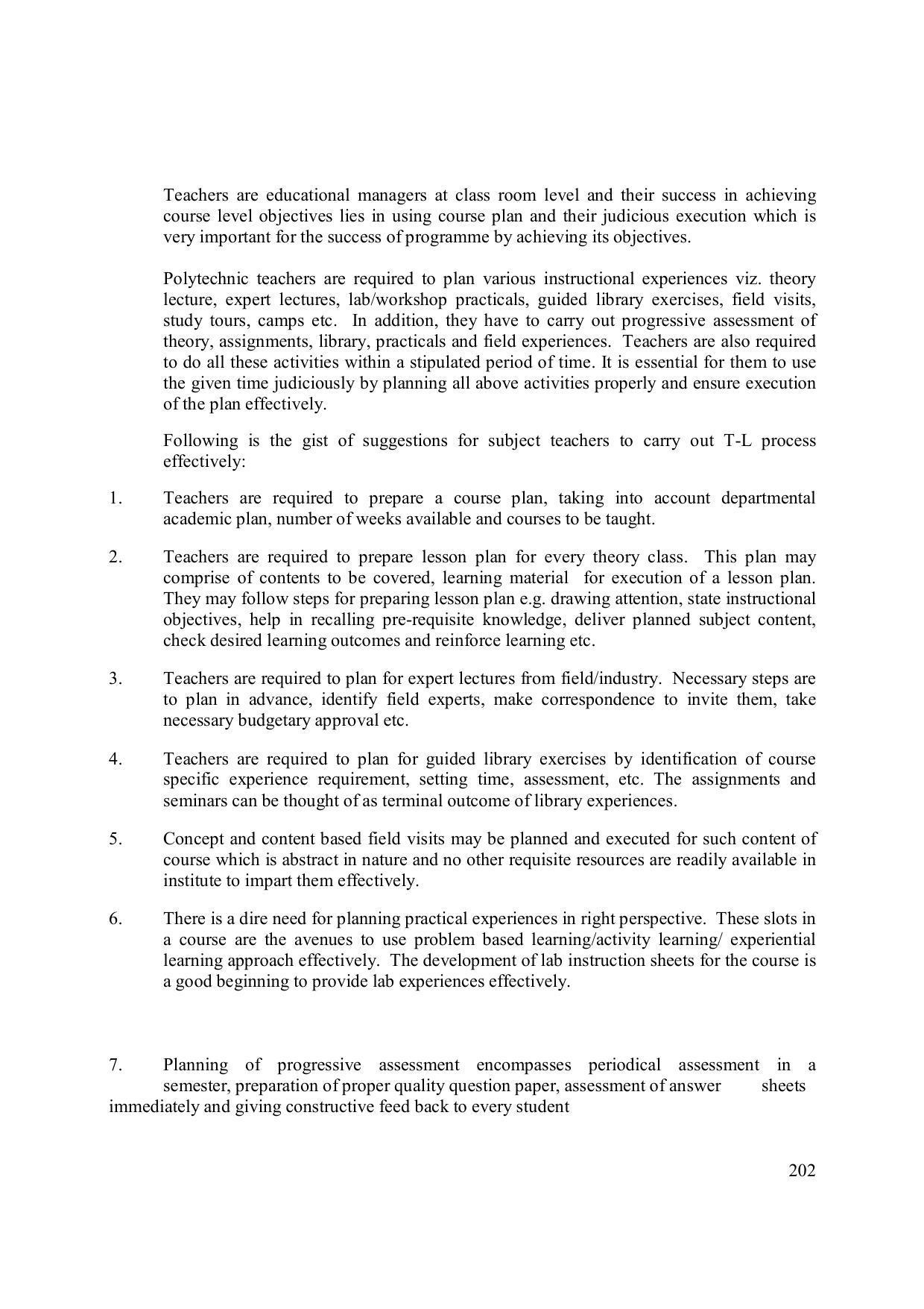 EFFECTIVE FROM JULY 2019-20 - SIX SEMESTER DIPLOMA COURSE IN ELECTRONICS ENGINEERING (MODERN CONSUMER ELECTRONICS APPLIANCE) - Page 207