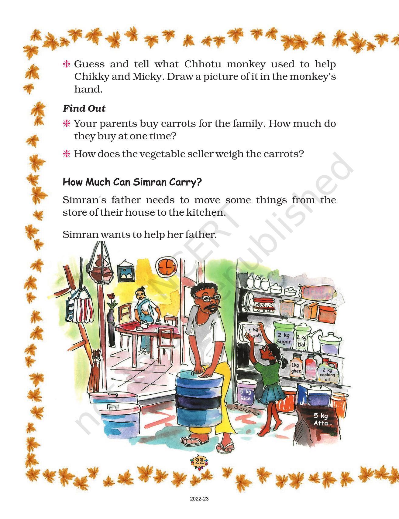 NCERT Book for Class 2 Maths Chapter 3-How Much Can You Carry? - Page 5