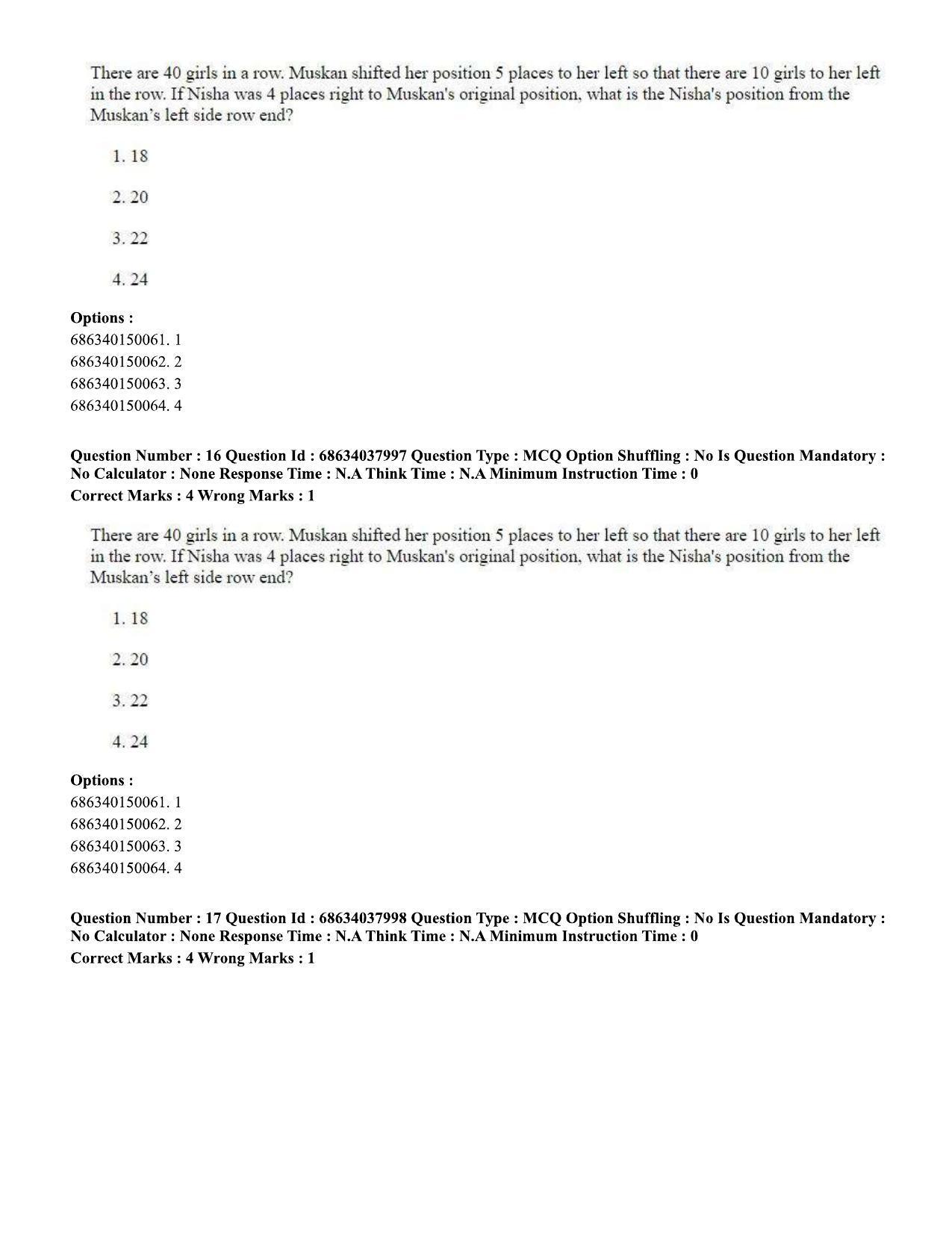 CUET PG 2023: SCQP06 – Bioinformatics (Eng) - Shift 2 (25-06-2023) Question Paper - Page 16