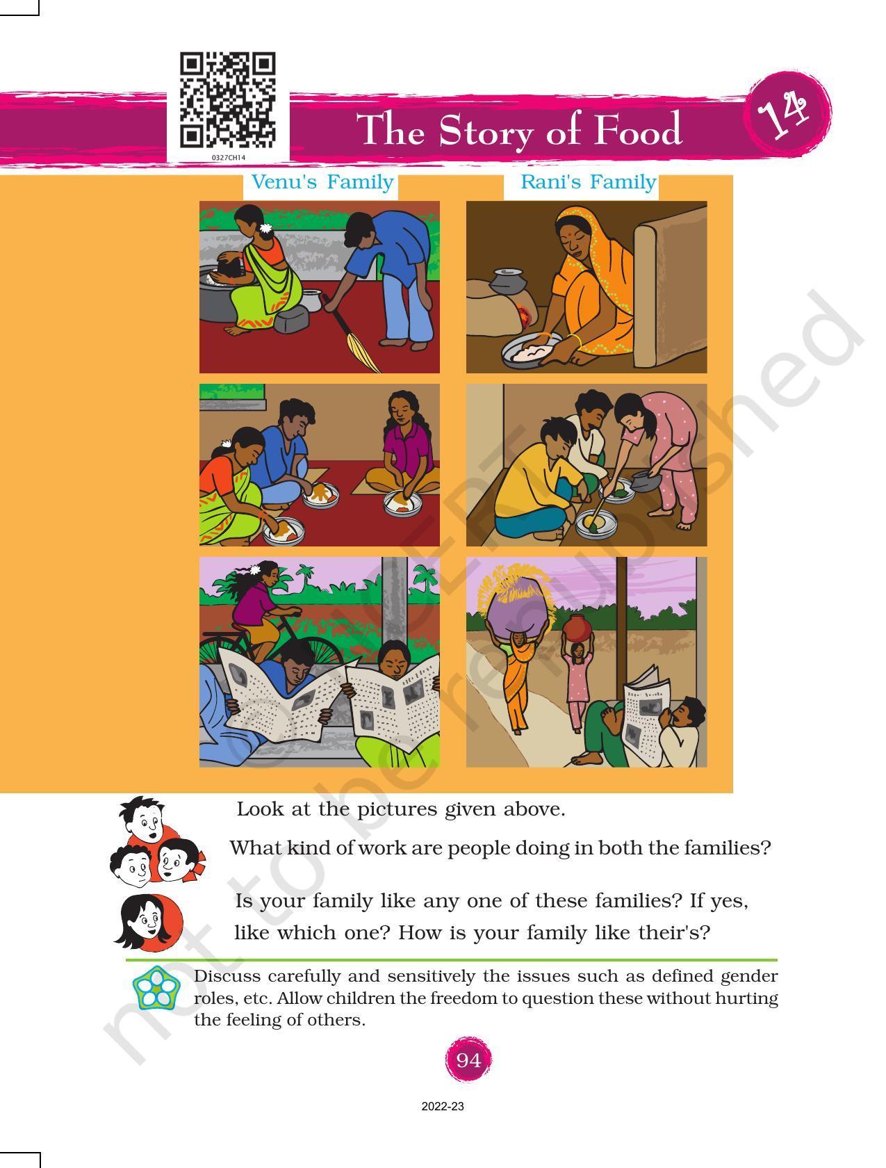 NCERT Book for Class 3 EVS Chapter 14-The Story of Food - Page 1