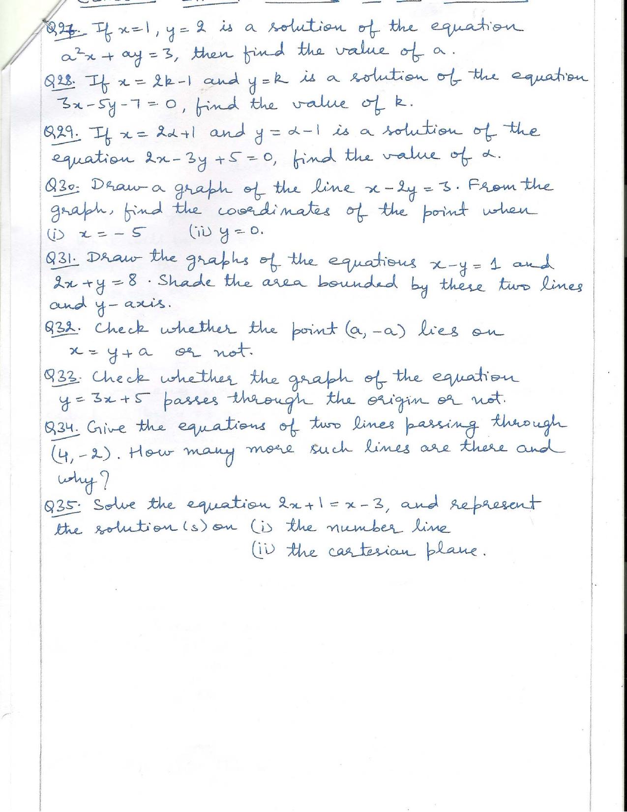CBSE Worksheets for Class 9 Mathematics Assignment 4 - Page 3