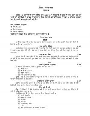 UP Board 9th Syllabus Painting