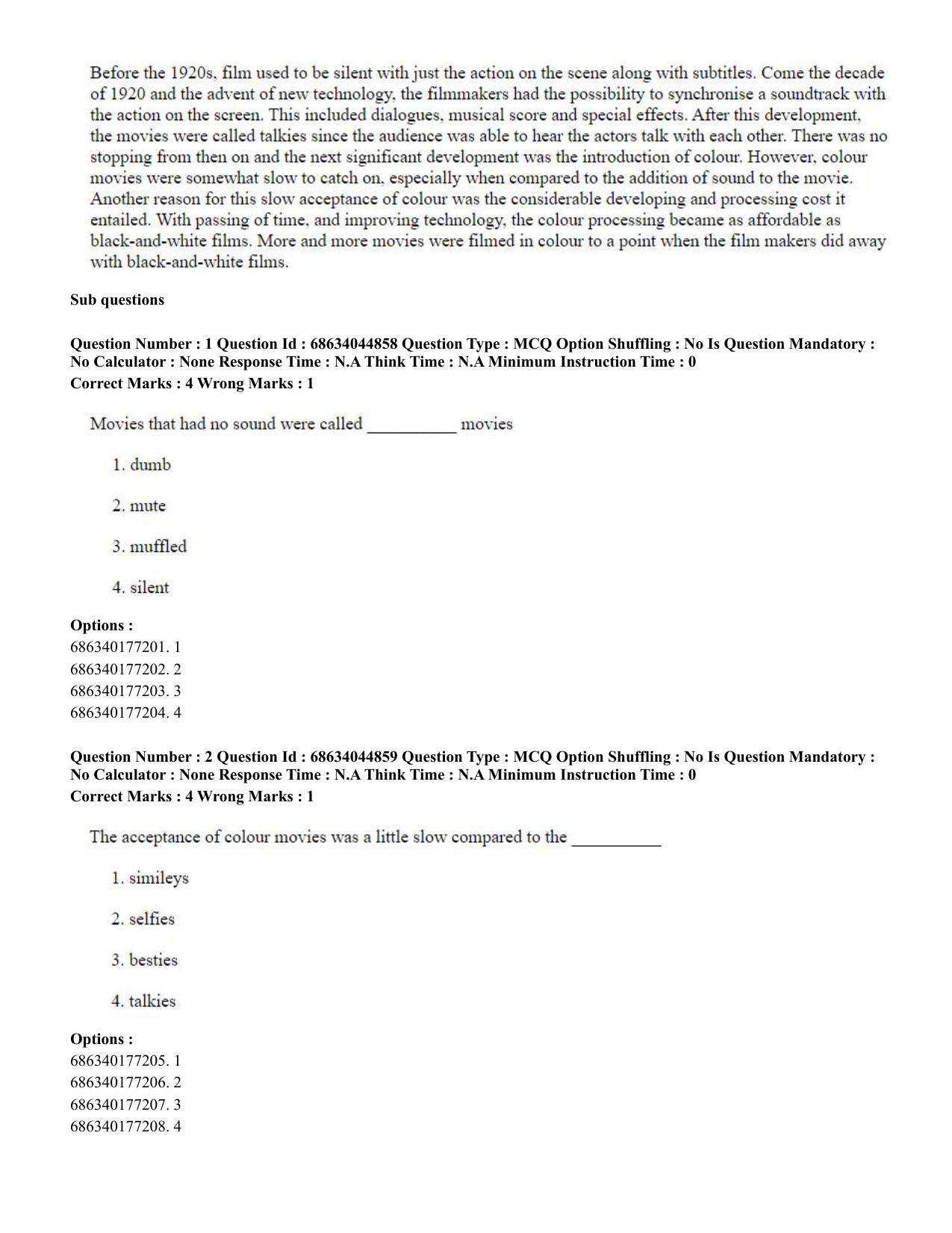 CUET PG 2023: MTQP11 – Water Engineering and Management (Eng)-shift 3 (30-06-2023) Question Paper - Page 2