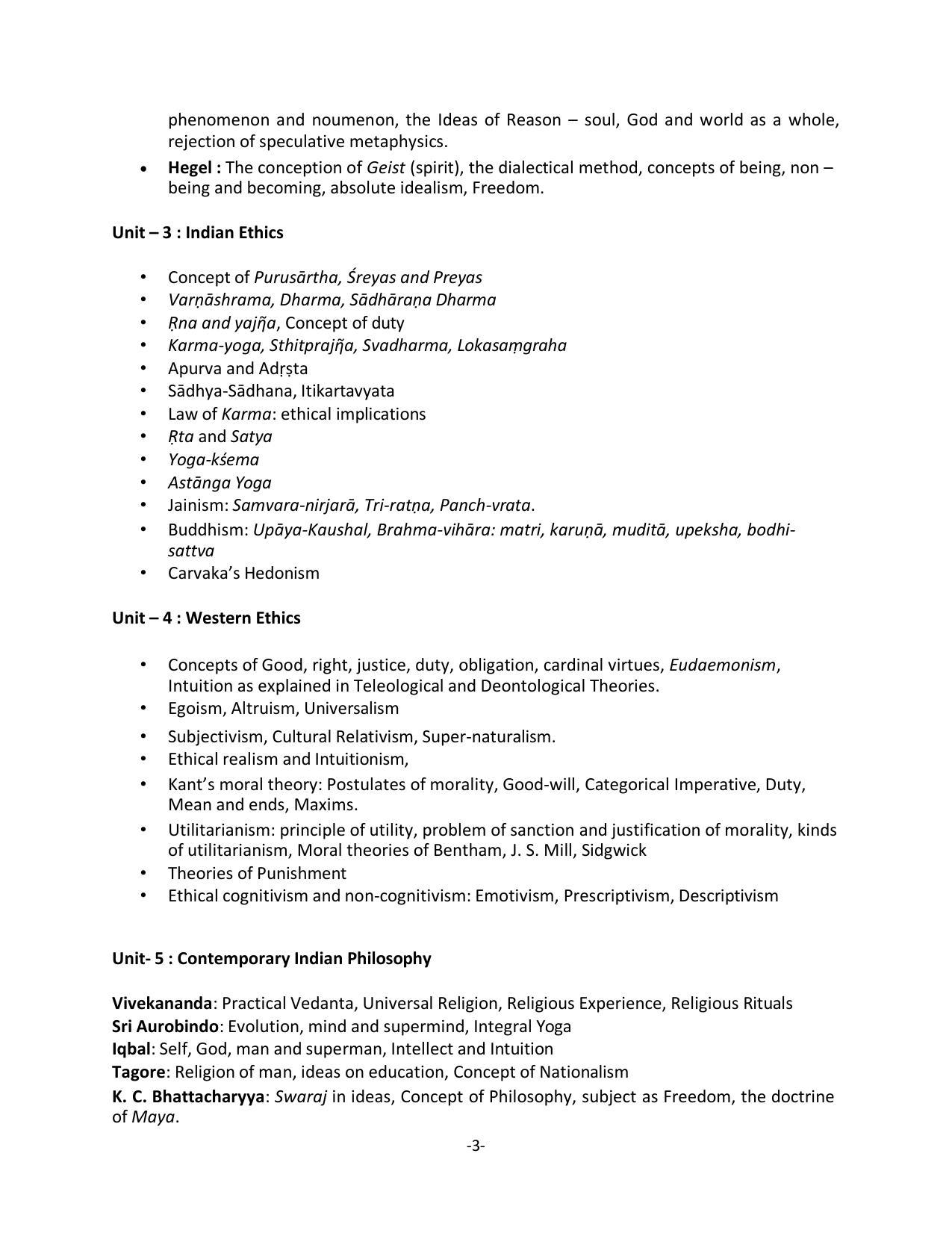 AP RCET Philosophy Syllabus - Page 3
