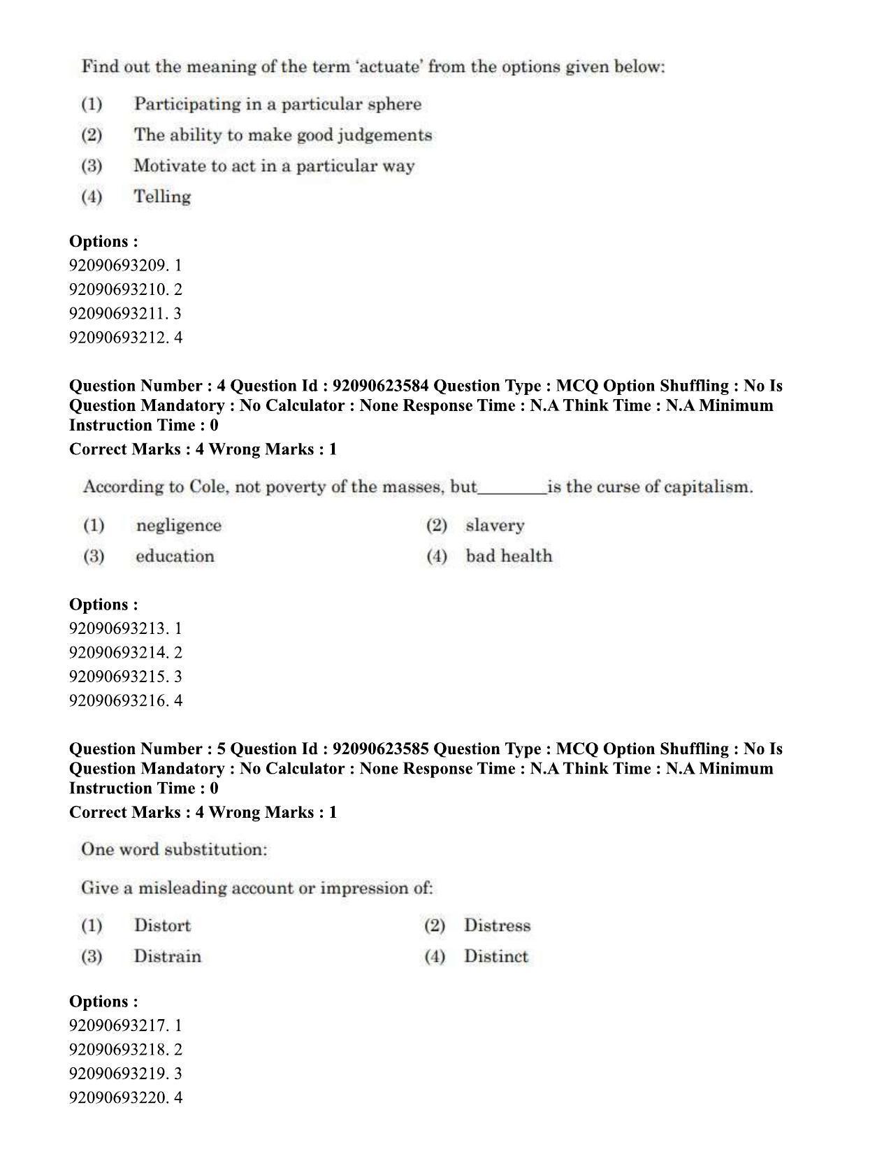 CUET PG 2023: HUQP21 – Social Work Eng - Shift 2 (24-06-2023) Question Paper - Page 4