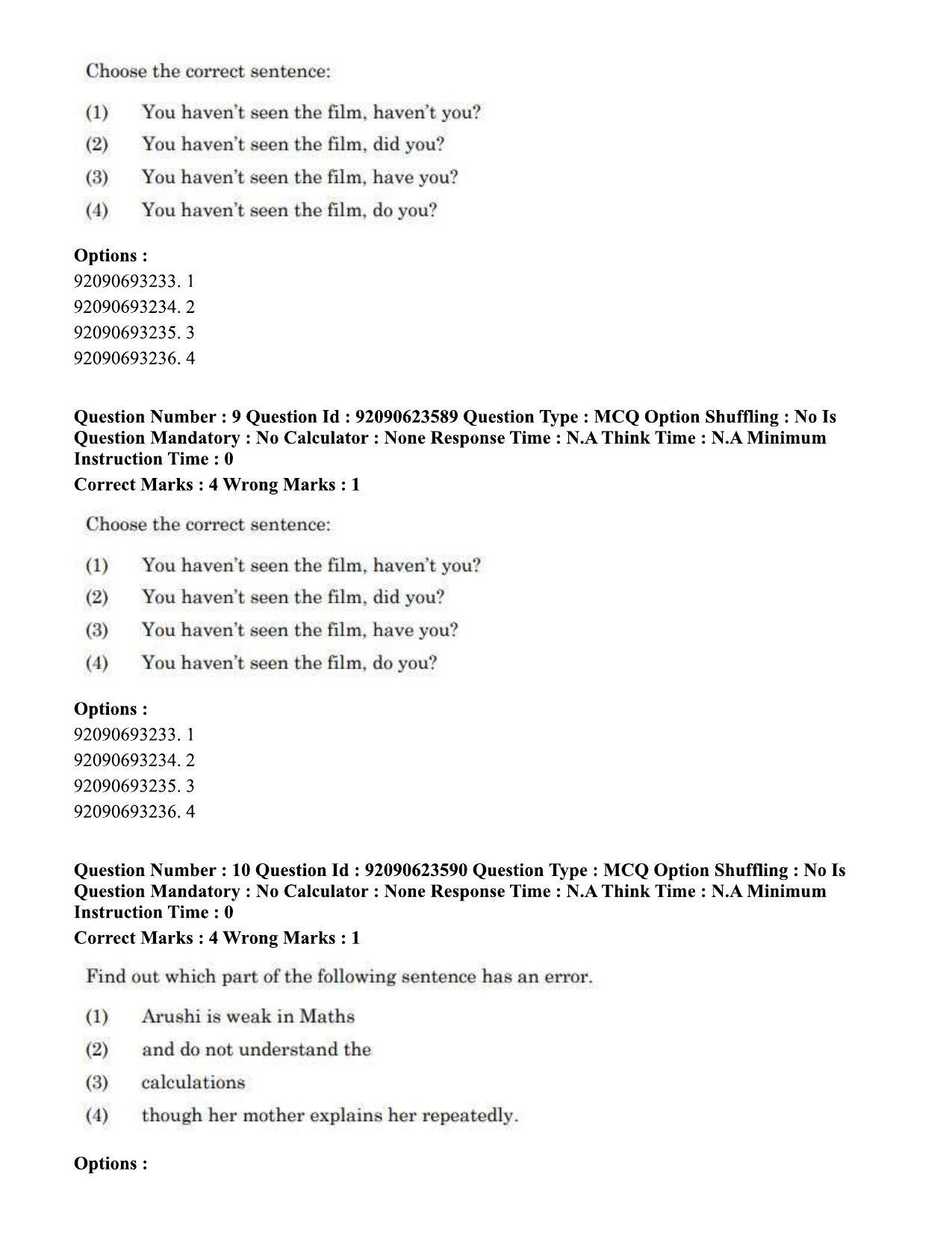 CUET PG 2023: HUQP21 – Social Work Eng - Shift 2 (24-06-2023) Question Paper - Page 11