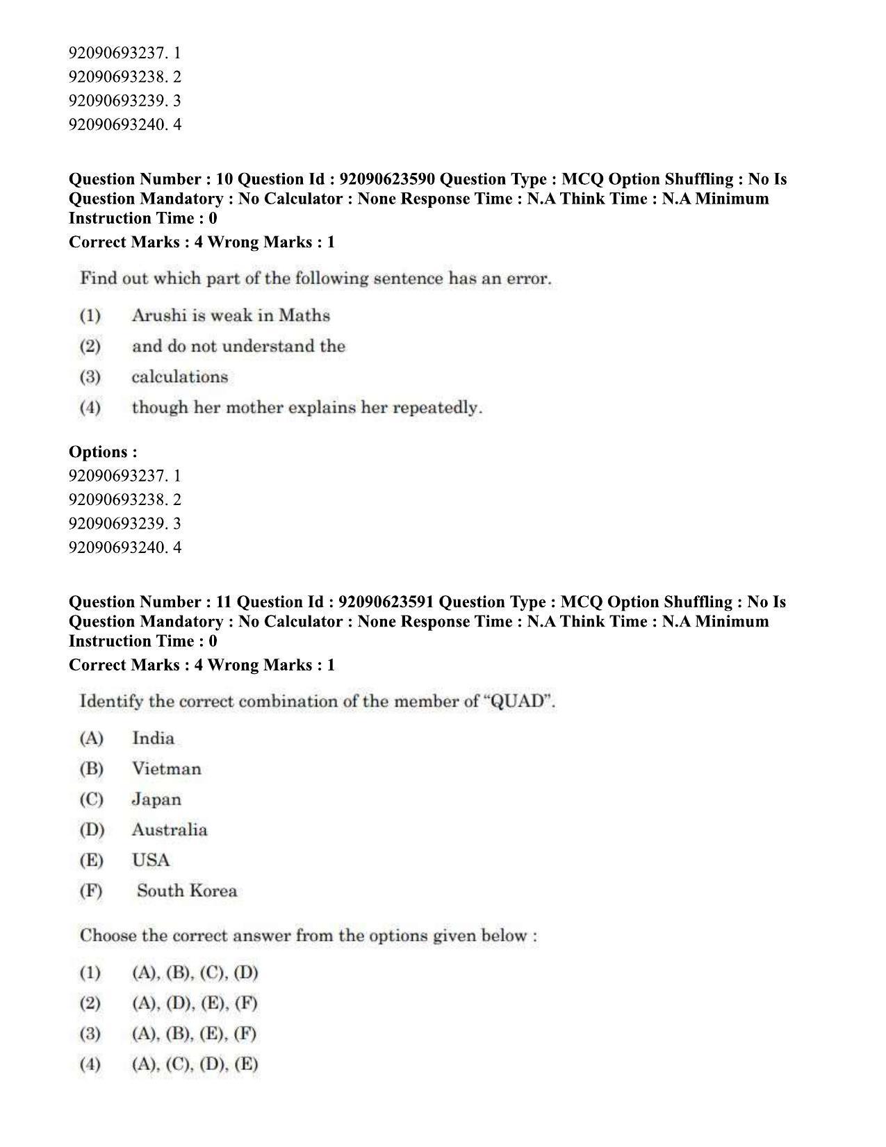 CUET PG 2023: HUQP21 – Social Work Eng - Shift 2 (24-06-2023) Question Paper - Page 12