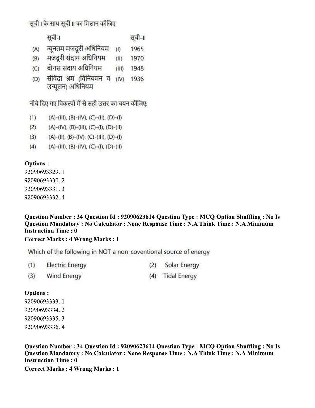 CUET PG 2023: HUQP21 – Social Work Eng - Shift 2 (24-06-2023) Question Paper - Page 34