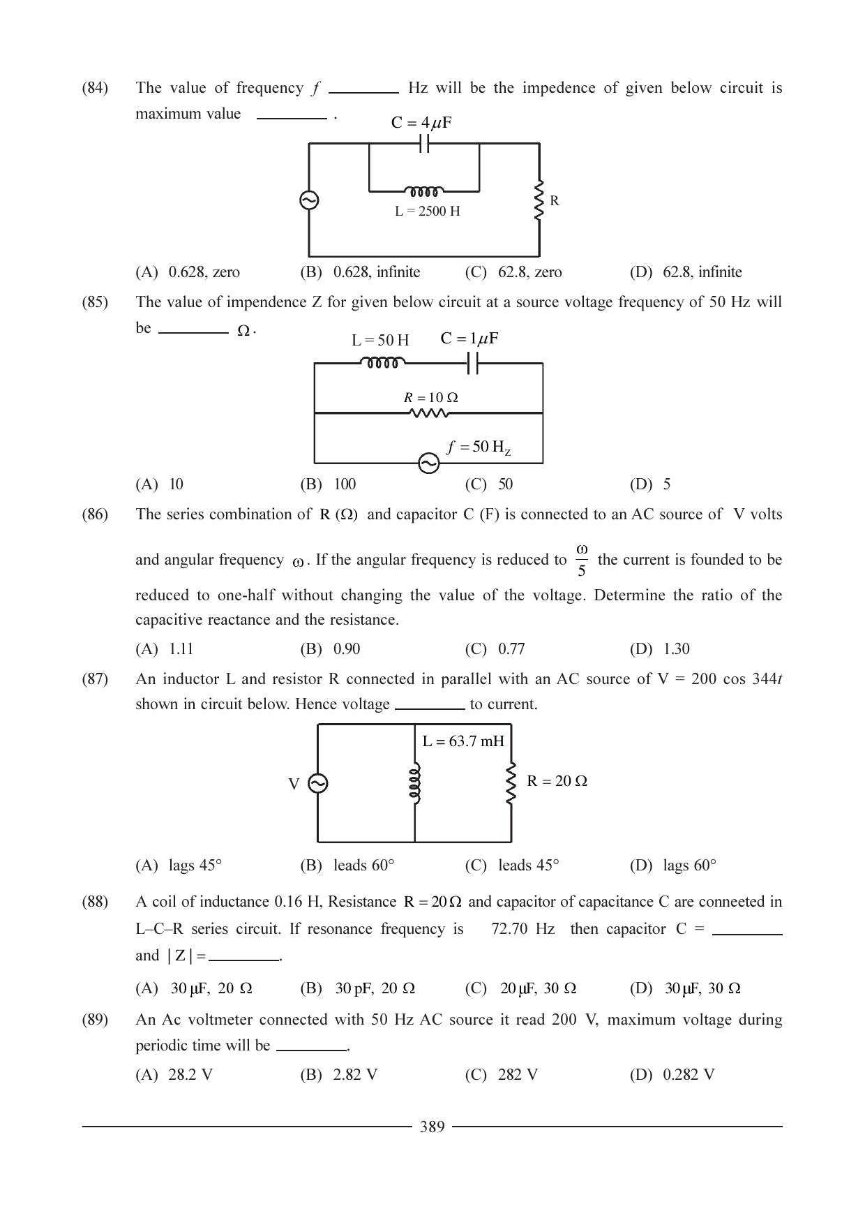 GSEB HSC Physics Question Paper (English Medium) Chapter 14 - Page 40
