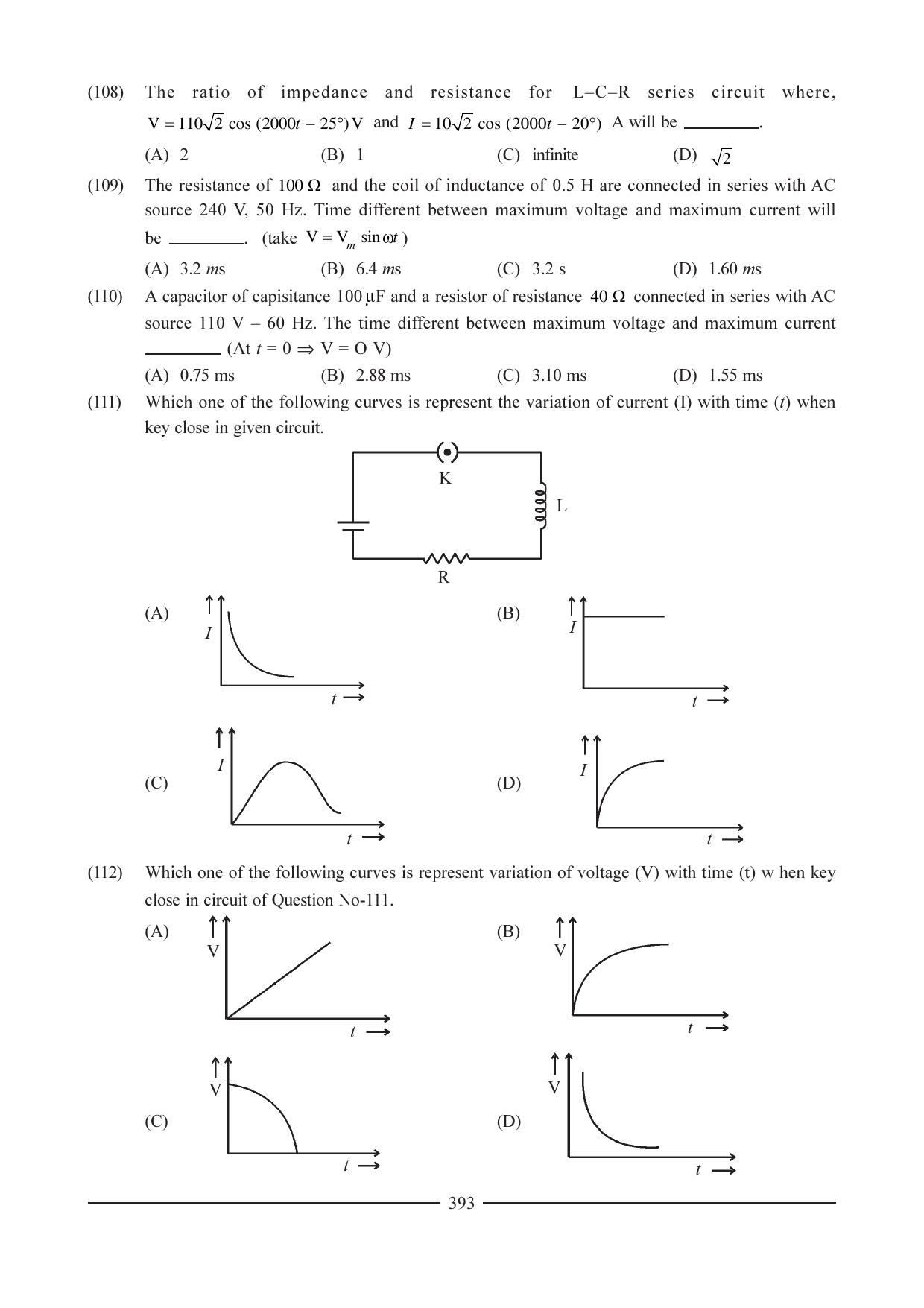 GSEB HSC Physics Question Paper (English Medium) Chapter 14 - Page 44