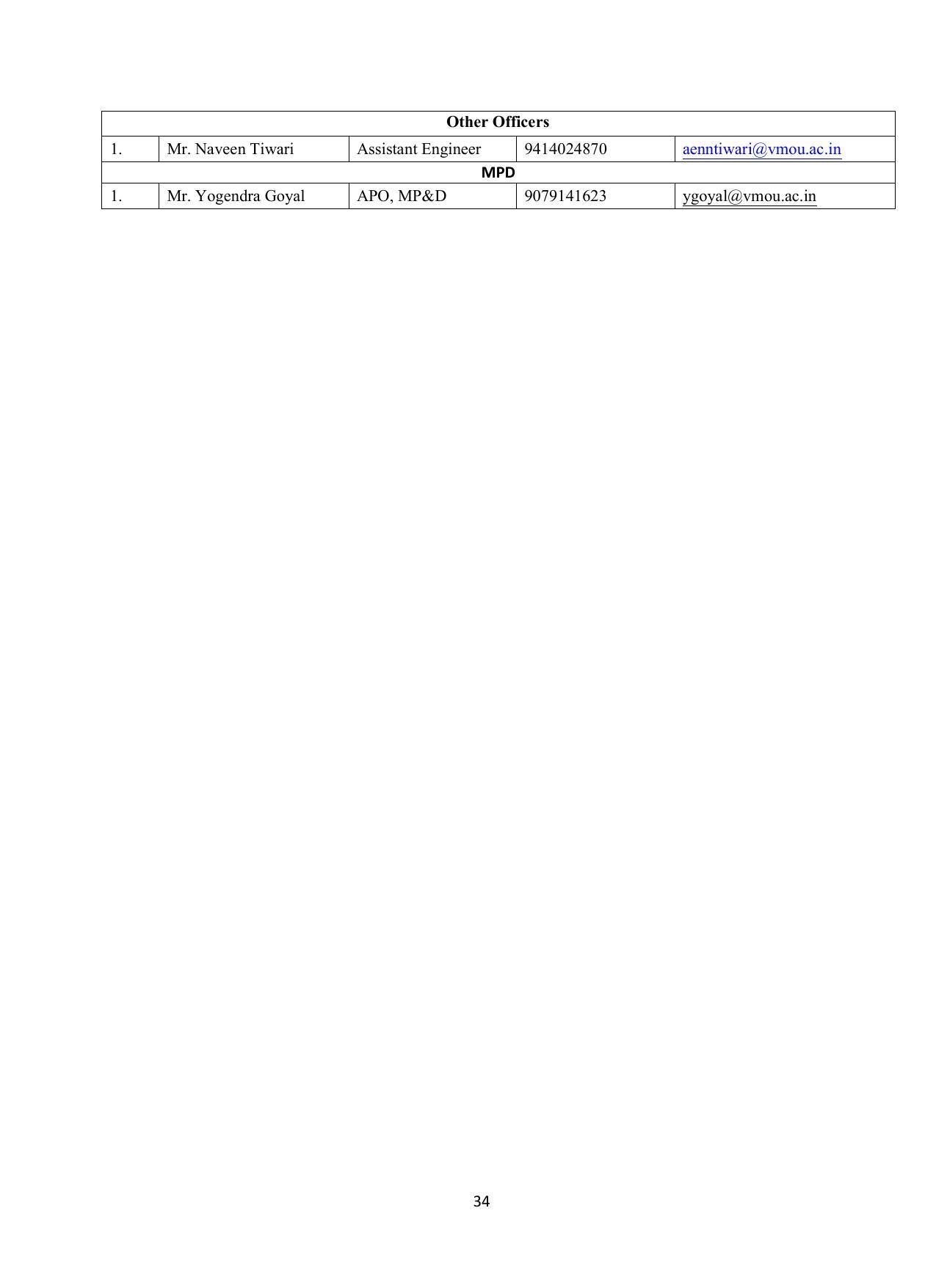 Vardhaman Mahaveer Open University (VMOU) Kota Prospectus 2021-22 - Page 34