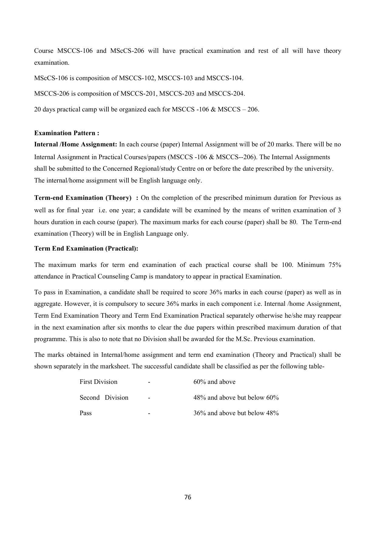 Vardhaman Mahaveer Open University (VMOU) Kota Prospectus 2021-22 - Page 76