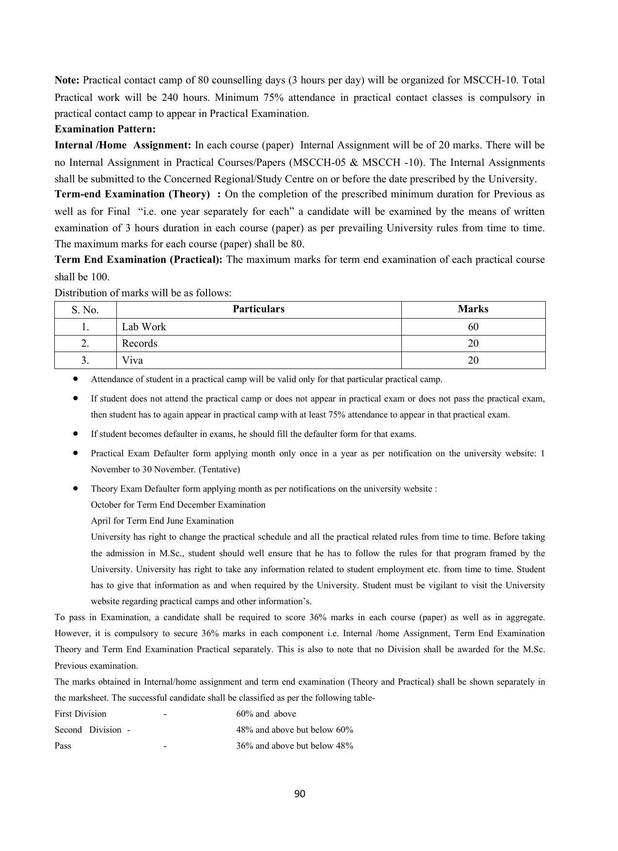 Vardhaman Mahaveer Open University (VMOU) Kota Prospectus 2021-22 - Page 90