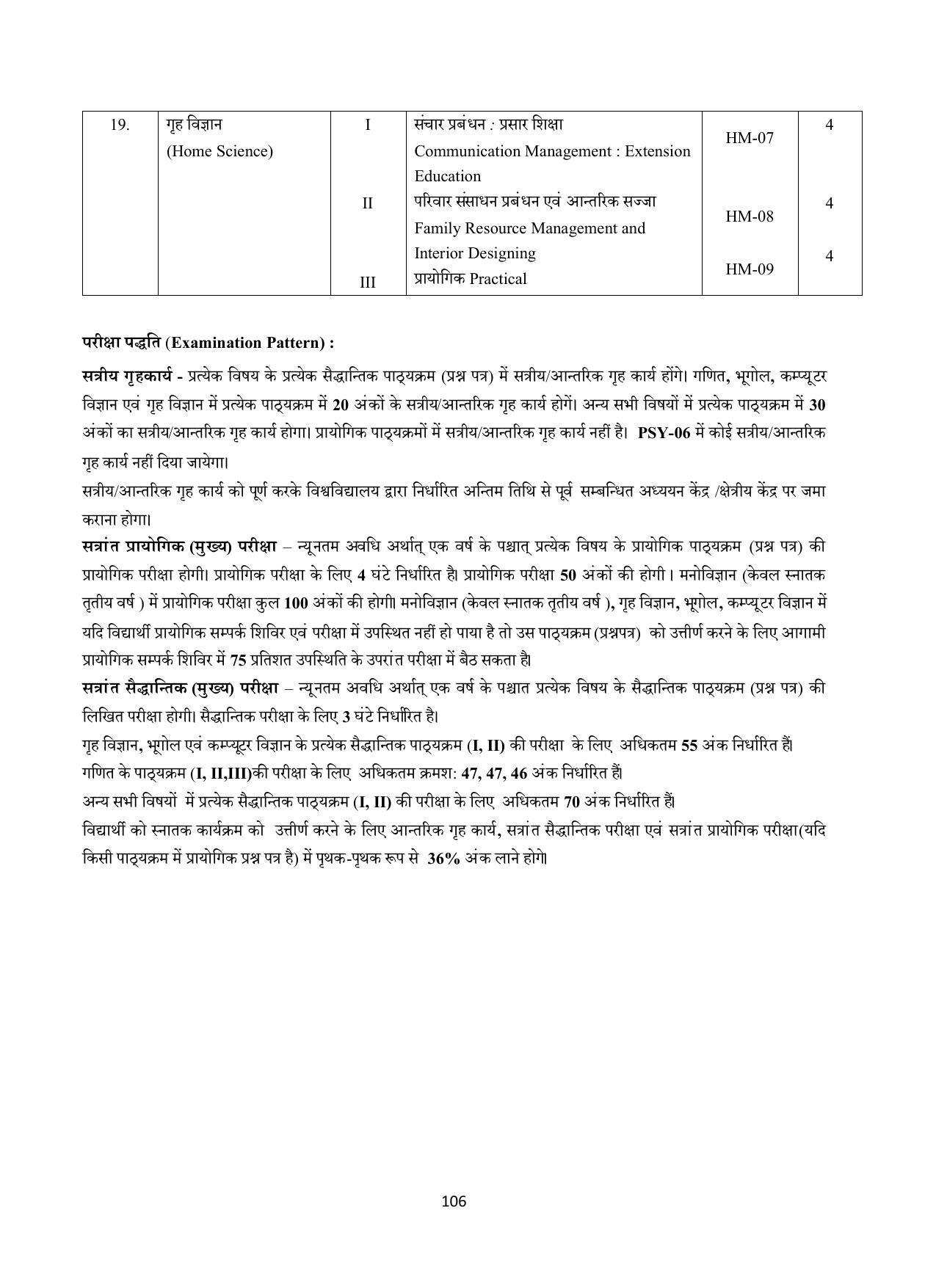 Vardhaman Mahaveer Open University (VMOU) Kota Prospectus 2021-22 - Page 106