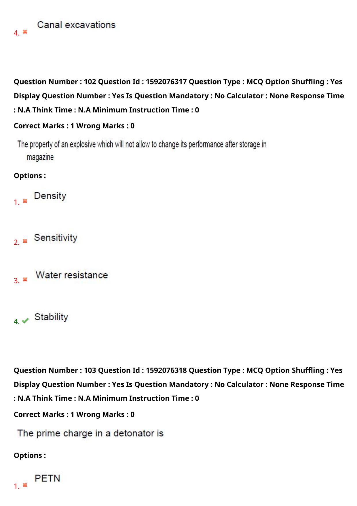 TS ECET 2023 Mining Engineering Question Paper - Page 70