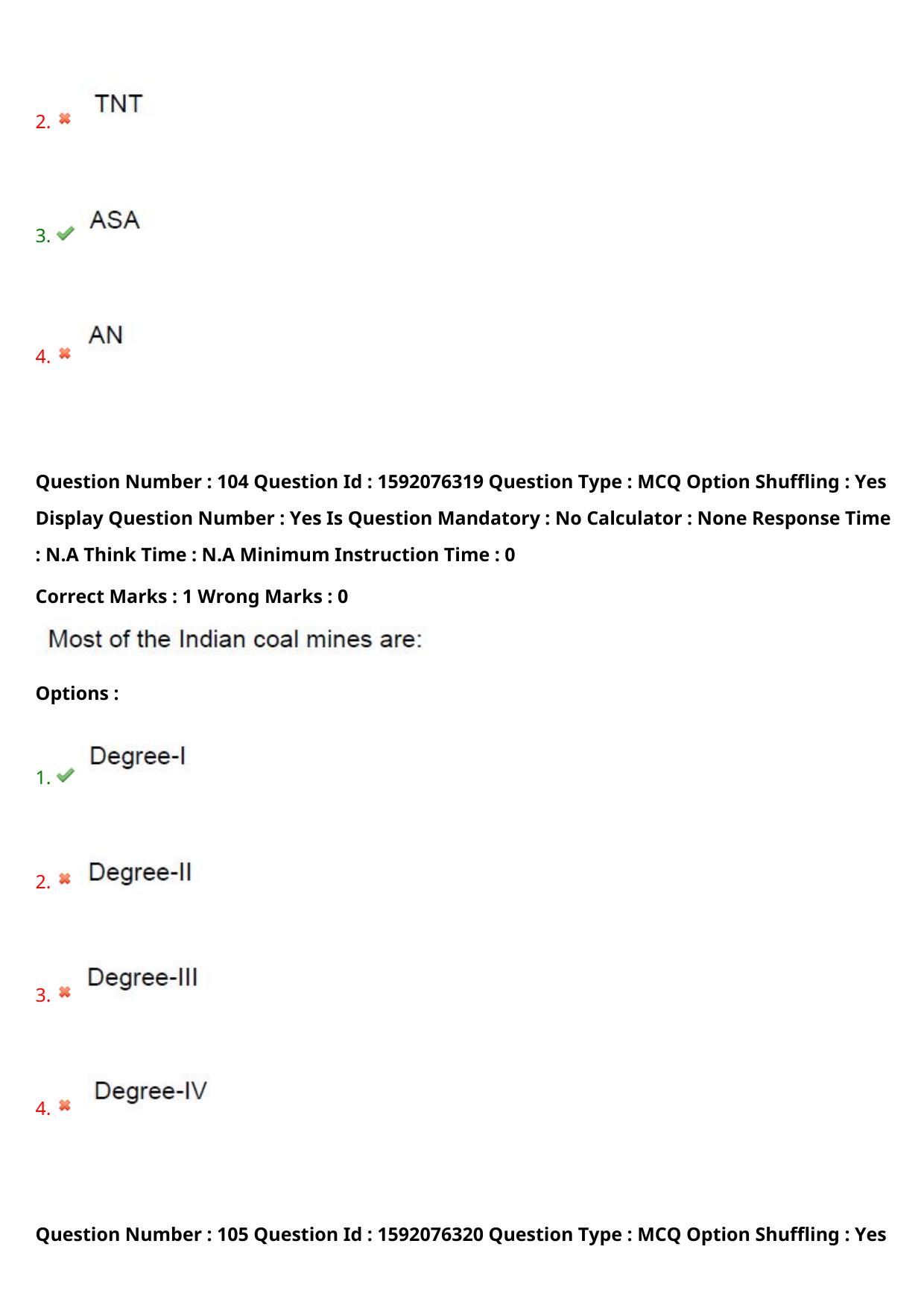 TS ECET 2023 Mining Engineering Question Paper - Page 71