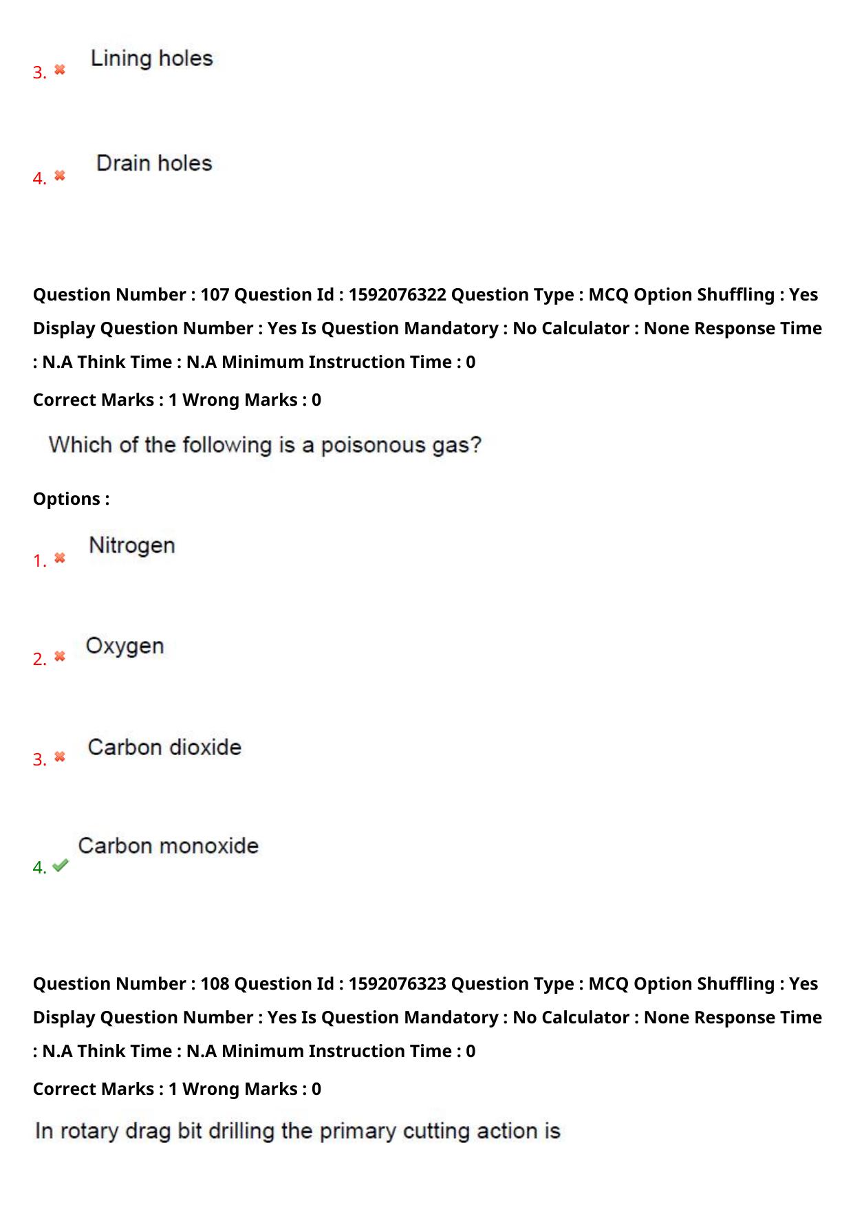 TS ECET 2023 Mining Engineering Question Paper - Page 73