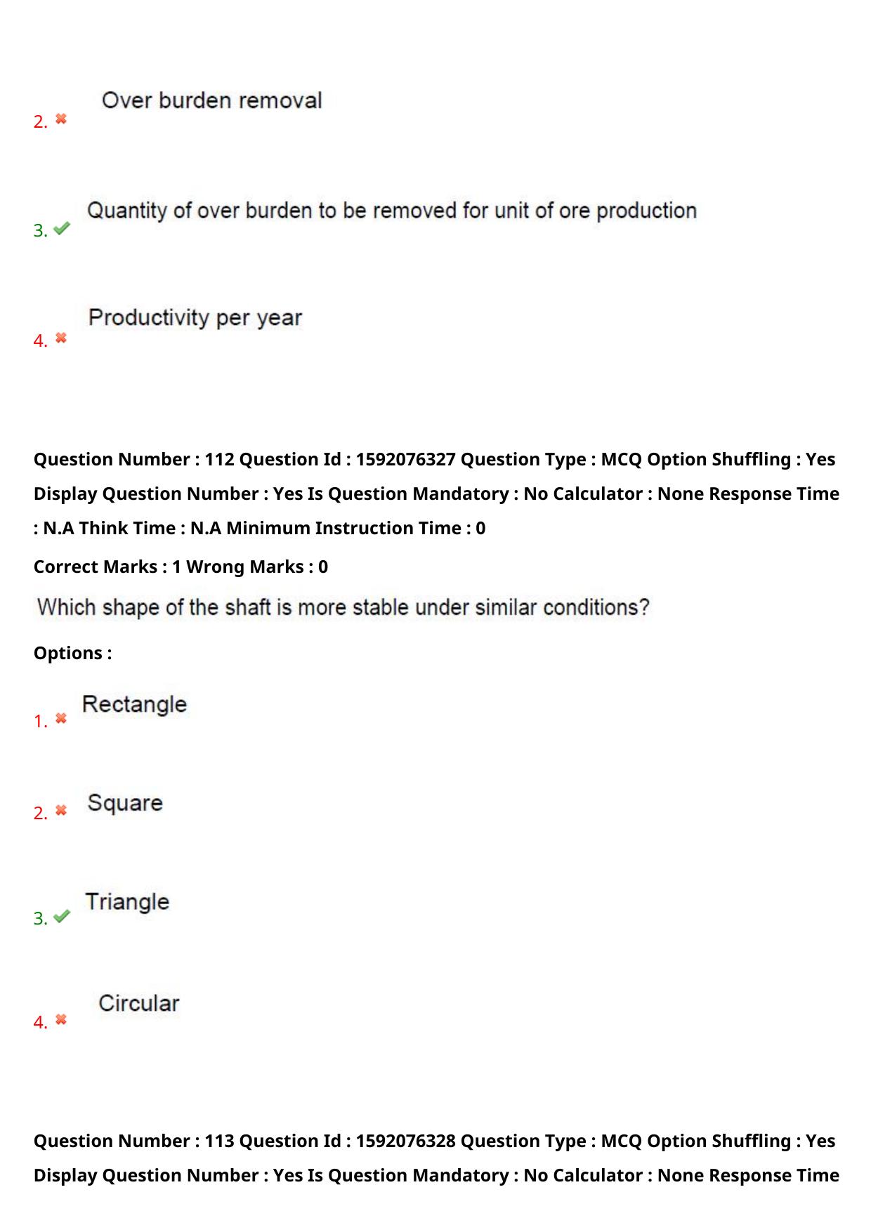 TS ECET 2023 Mining Engineering Question Paper - Page 76