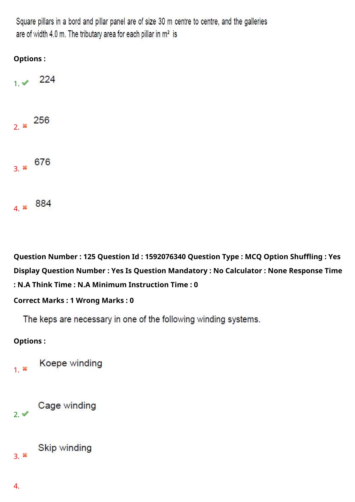 TS ECET 2023 Mining Engineering Question Paper - Page 84