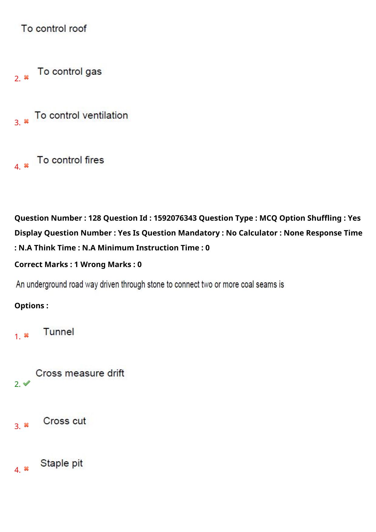 TS ECET 2023 Mining Engineering Question Paper - Page 86
