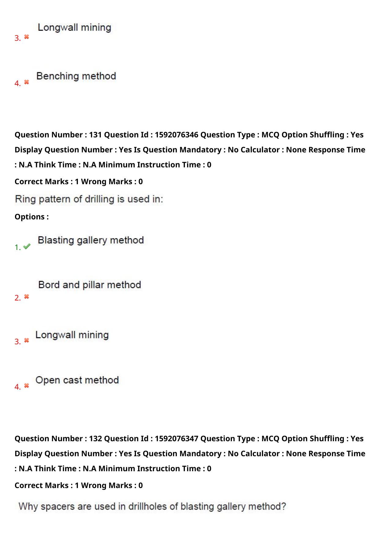 TS ECET 2023 Mining Engineering Question Paper - Page 88