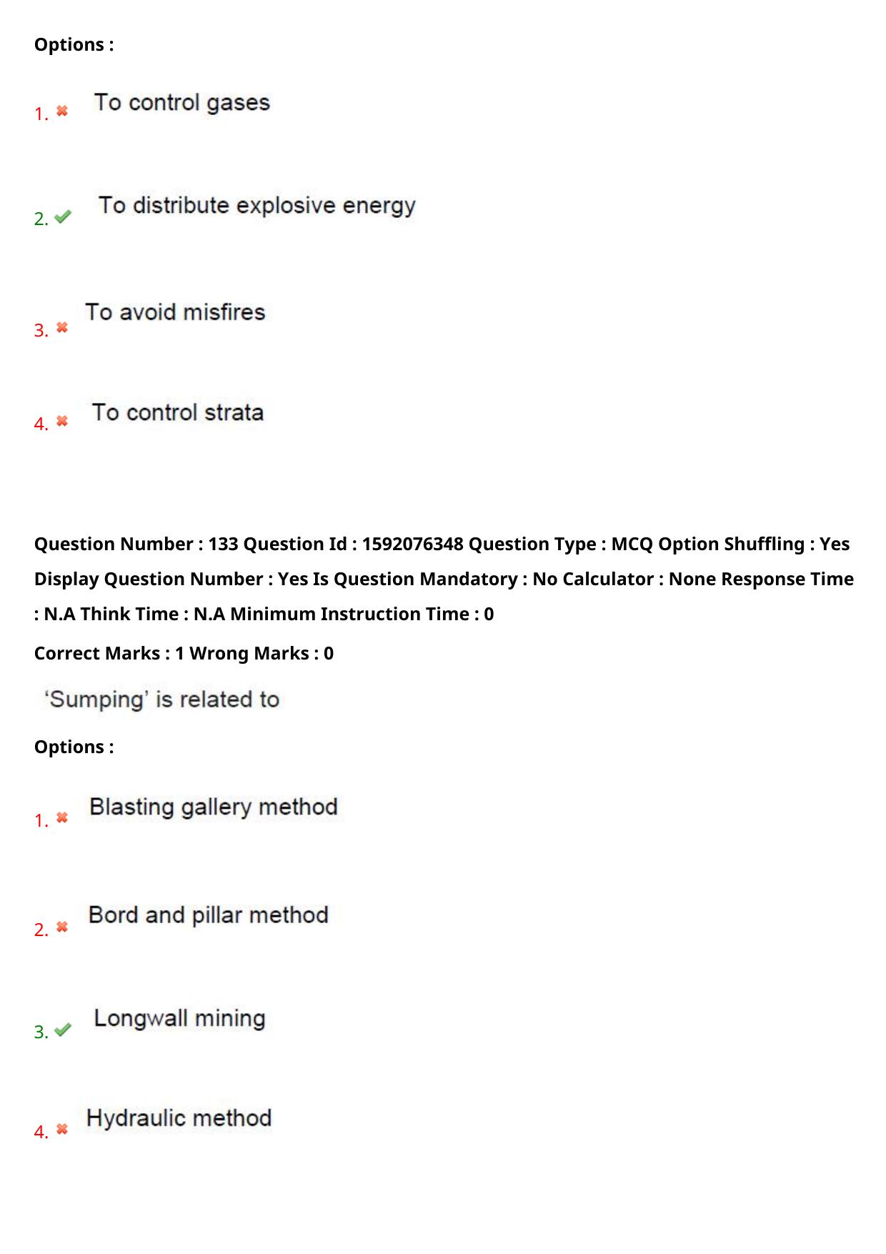TS ECET 2023 Mining Engineering Question Paper - Page 89