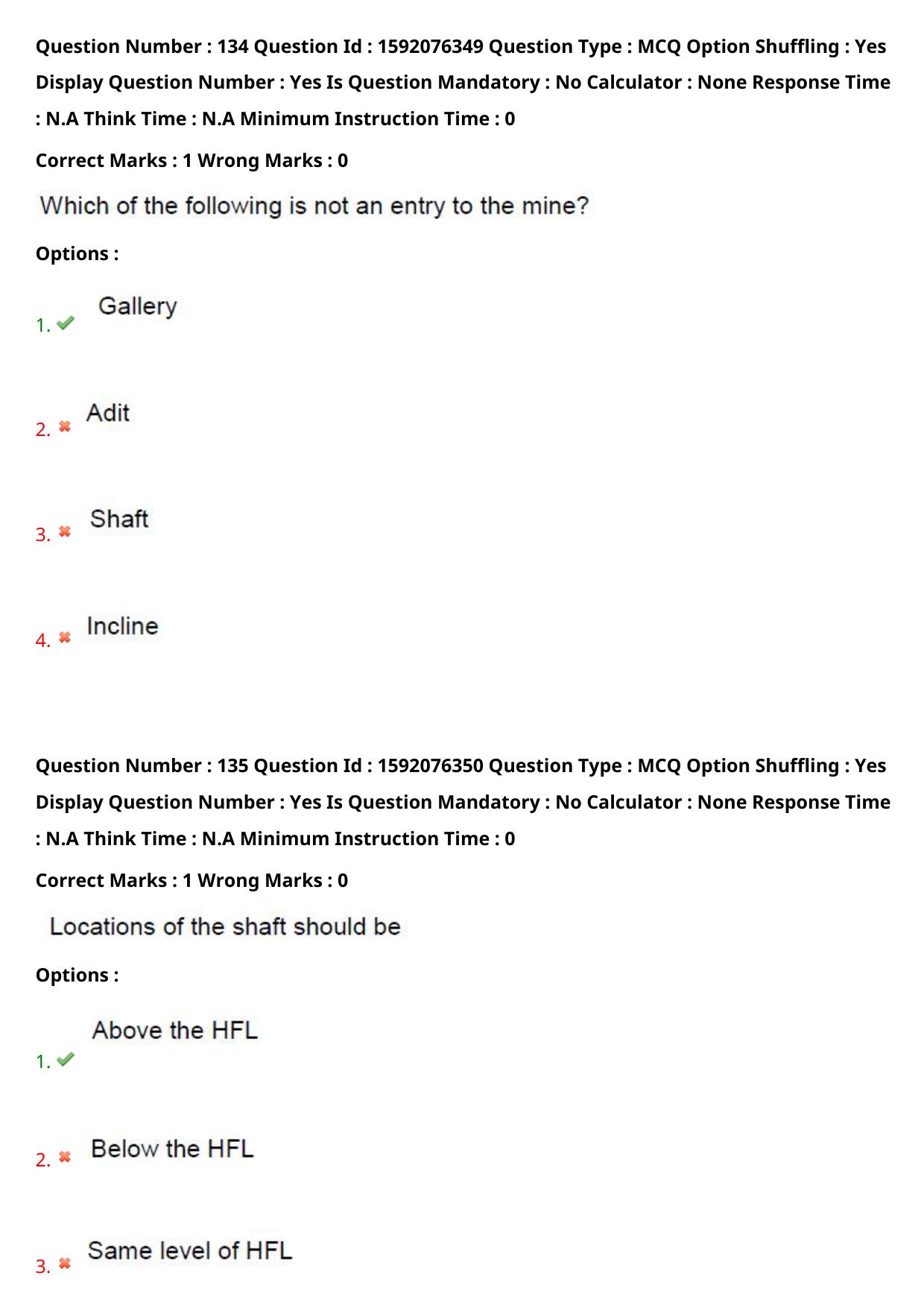 TS ECET 2023 Mining Engineering Question Paper - Page 90