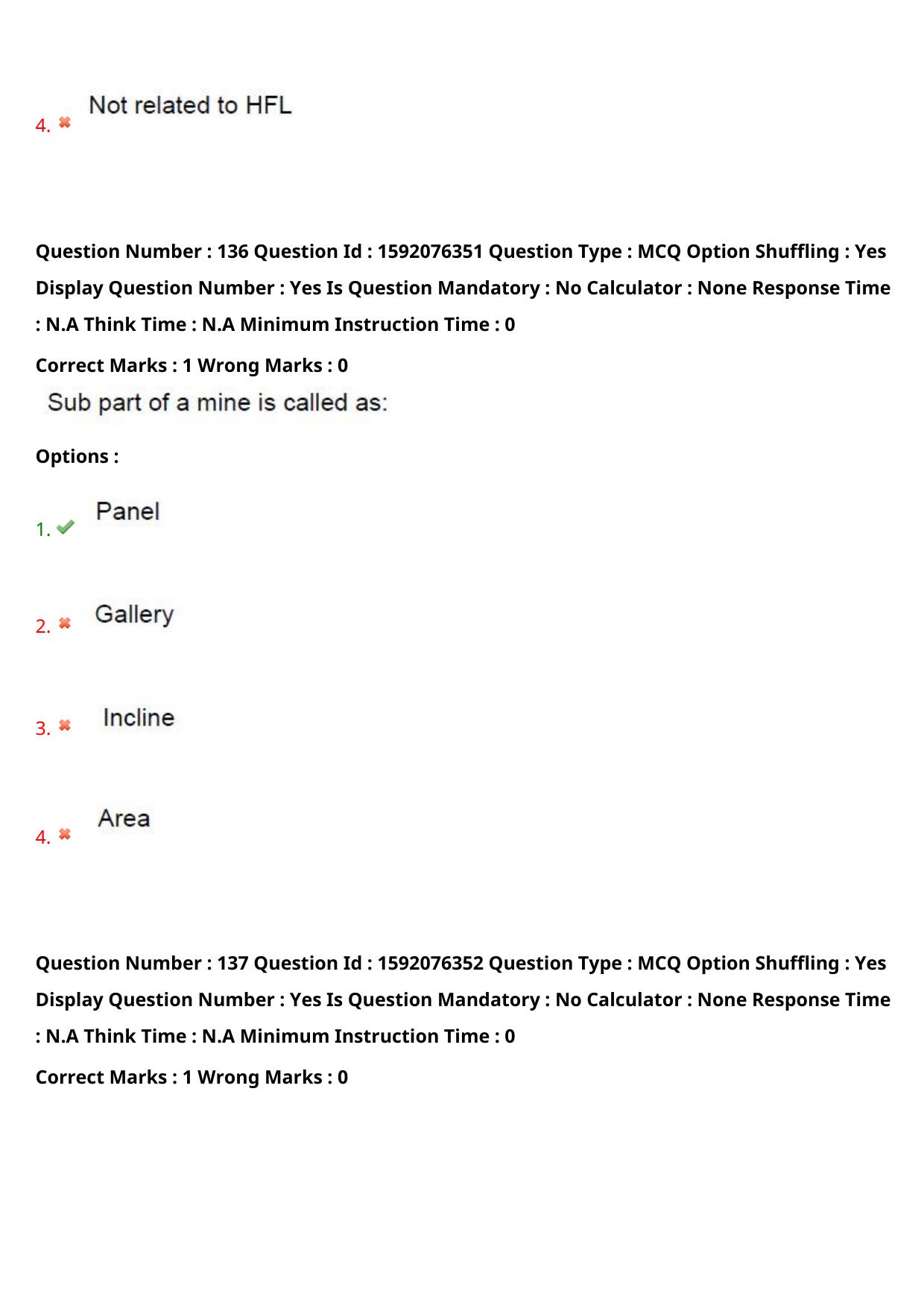 TS ECET 2023 Mining Engineering Question Paper - Page 91
